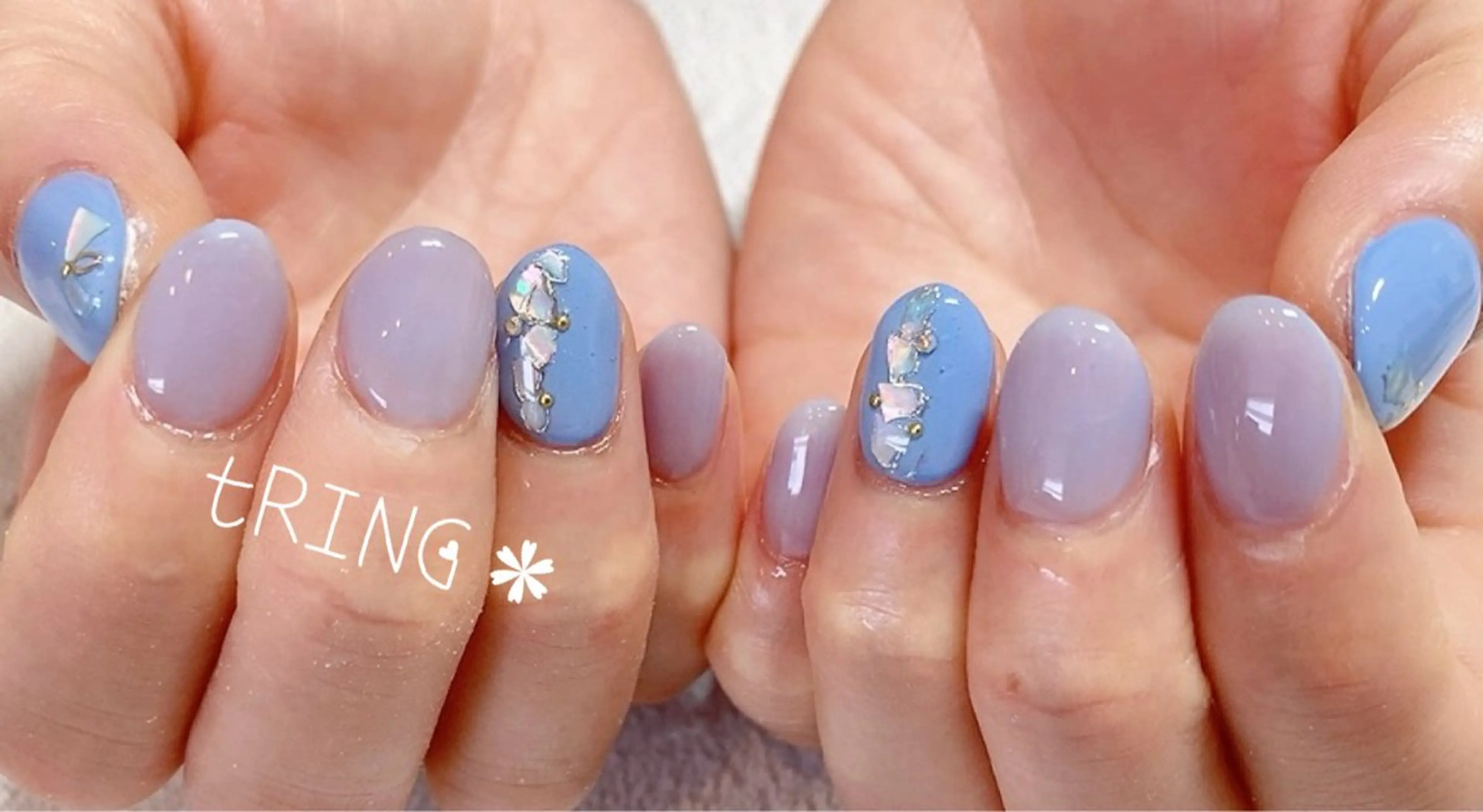 ネイル ハンドネイル tRING＊ しいの木台のネイルデザイン