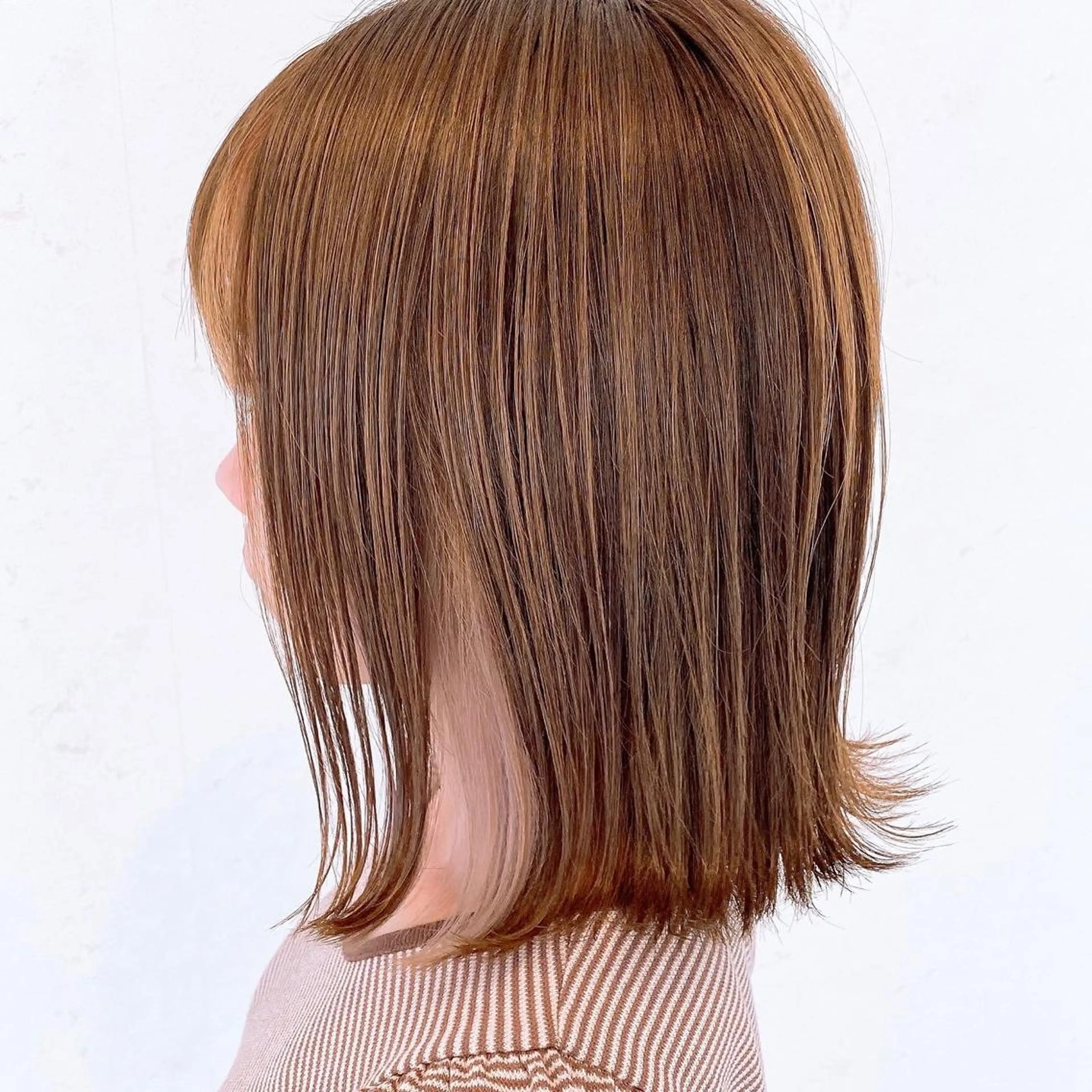 ミディアム カラー 伊藤 さやかのヘアスタイル