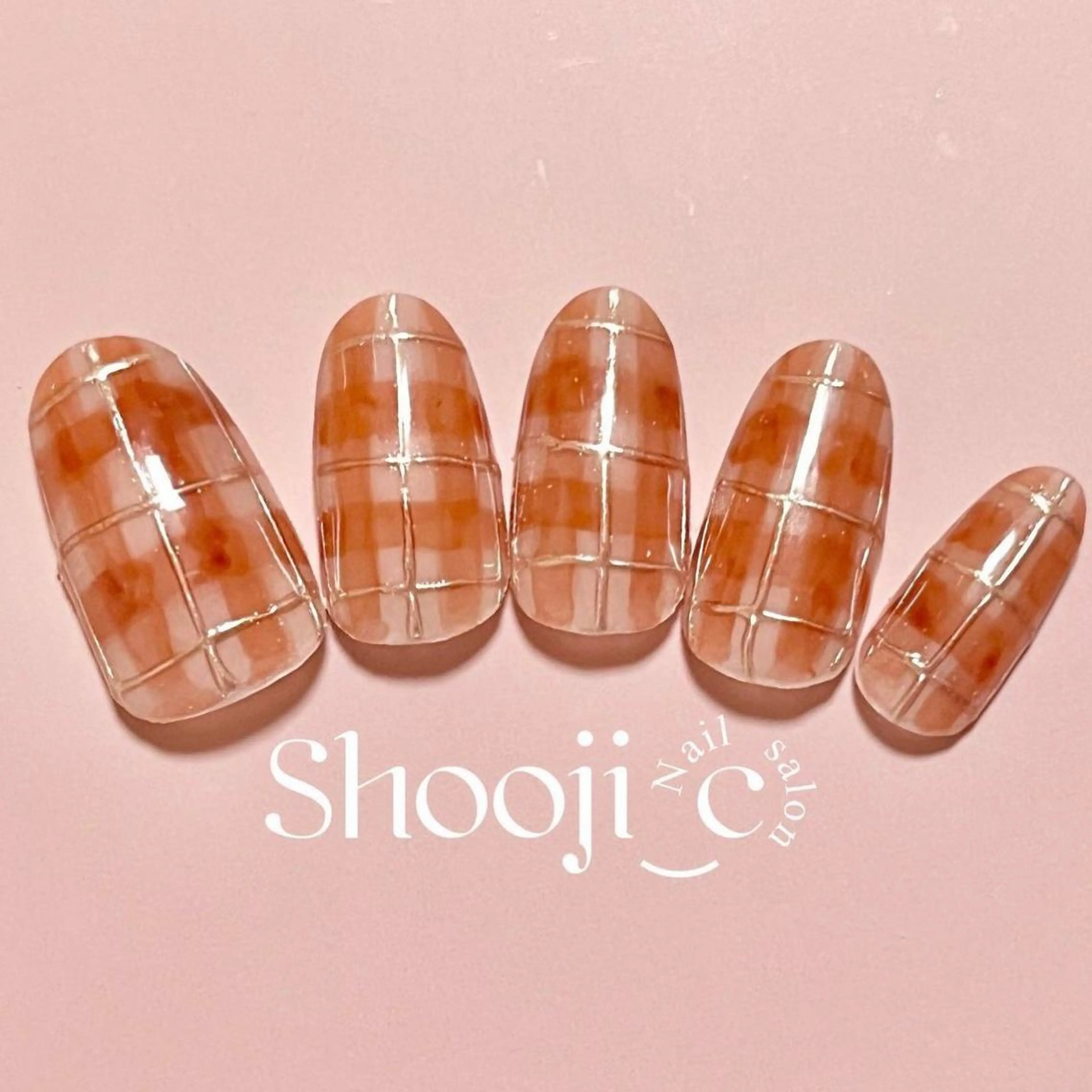 ネイル アートネイル 長さ出し ジェルネイル スカルプネイル シンプルネイル Shooji_c Nail salonのネイルデザイン