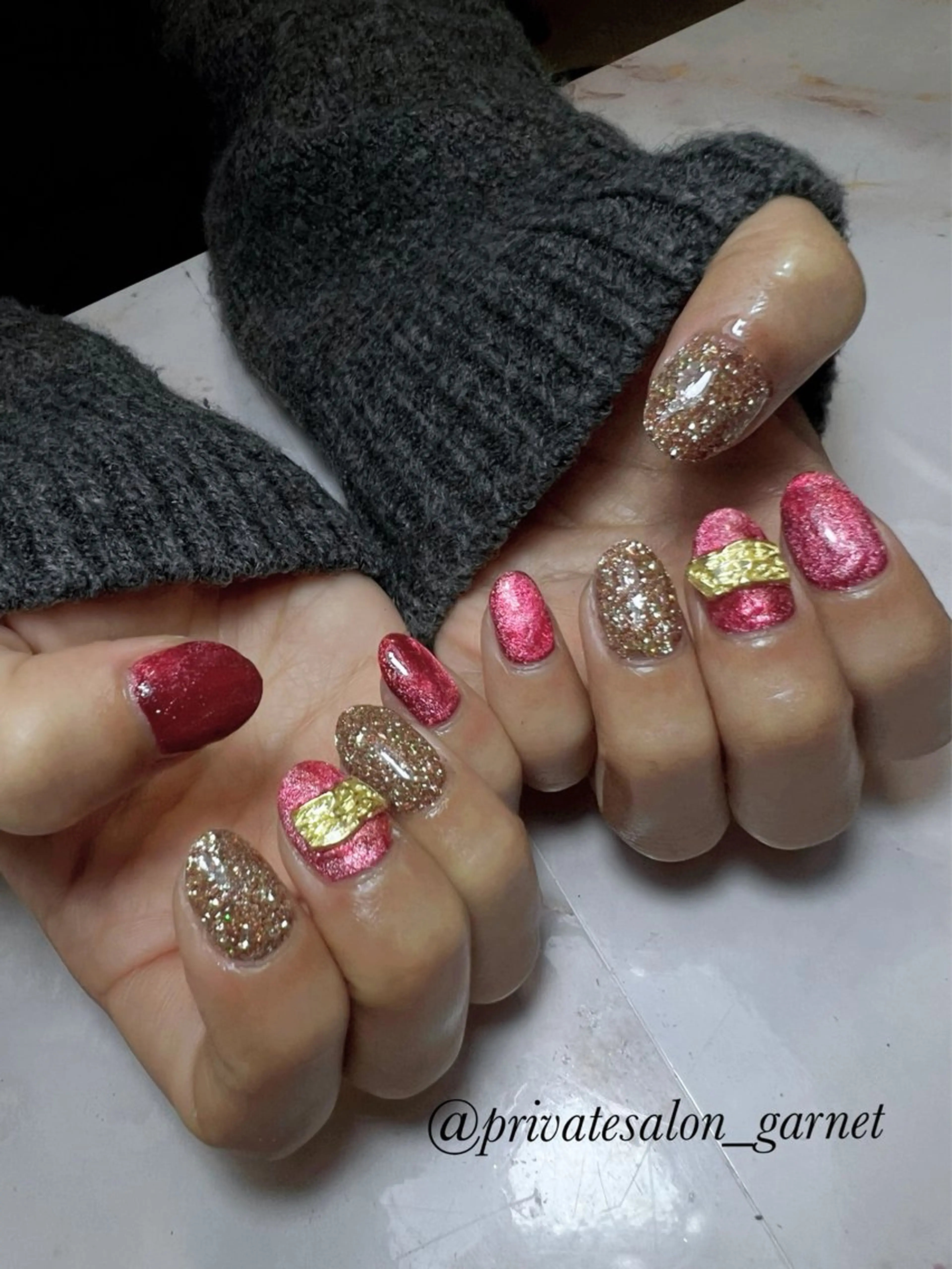 ネイル ハンドネイル Garnet nailのネイルデザイン