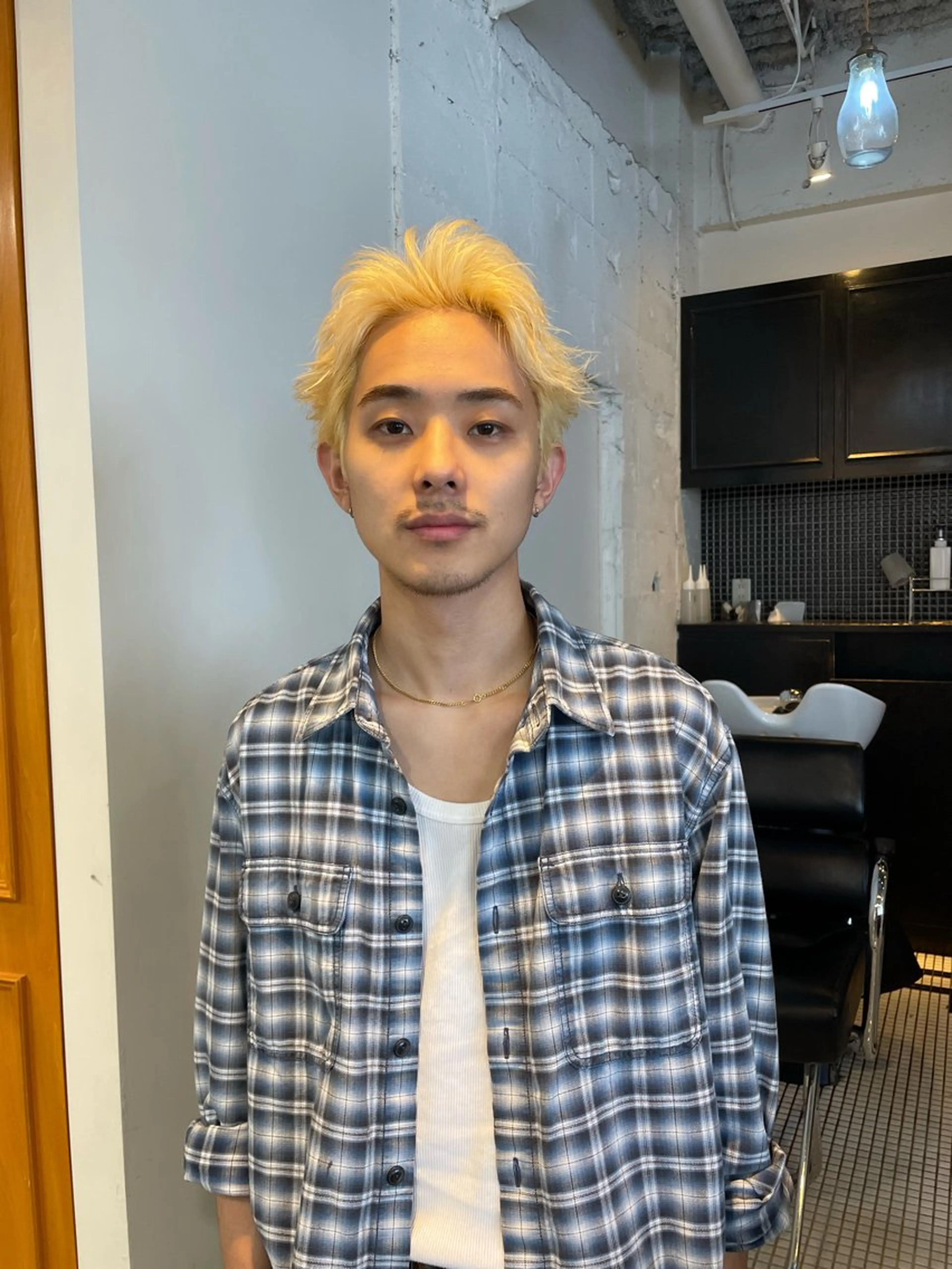 ショート カラー メンズ 韓国ヘア/wカラー レイヤー/RIN🎀のヘアスタイル