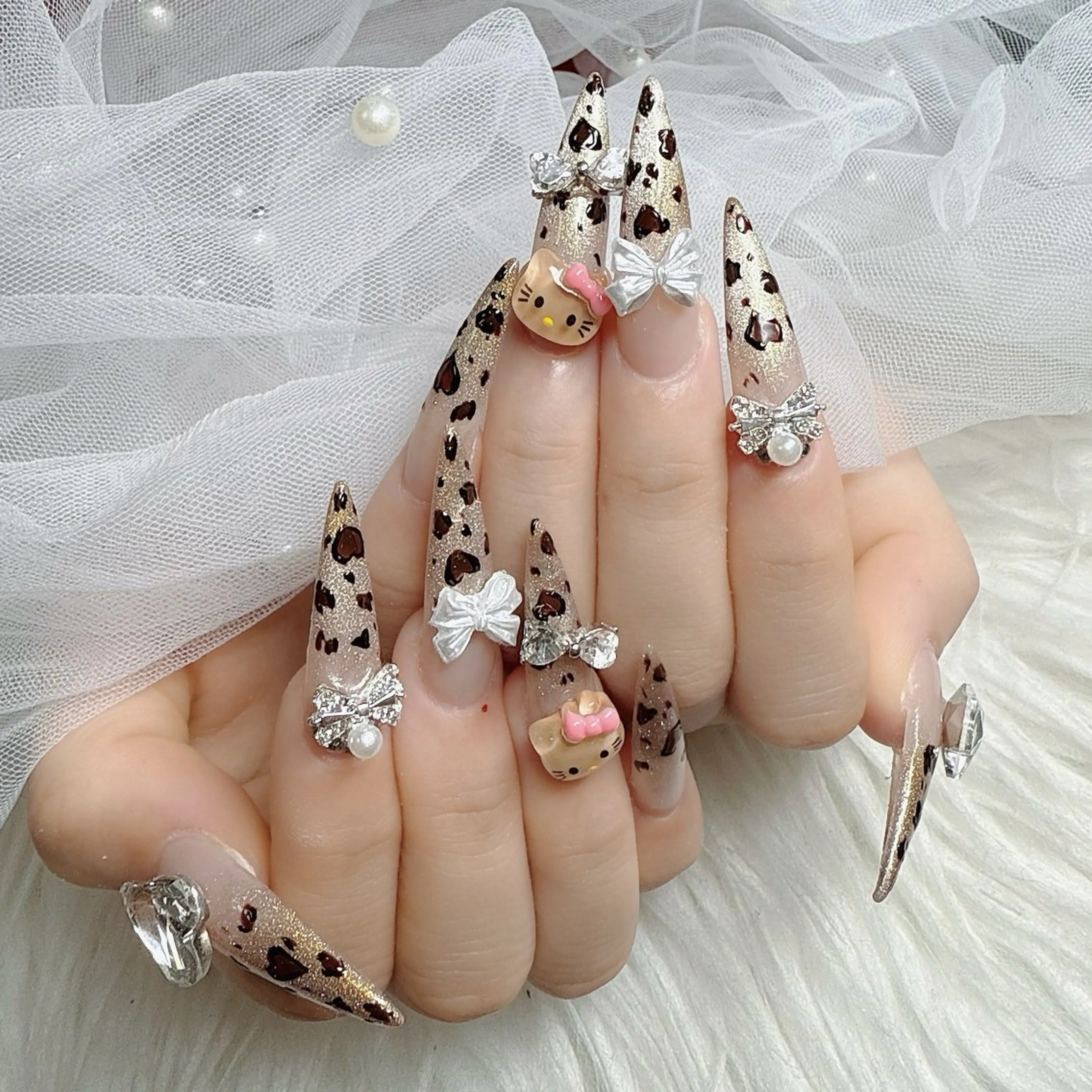 ネイル フットネイル フレンチネイル グラデーション 韓国ネイル ロングネイル ハンドネイル Hani Nail Salonのネイルデザイン