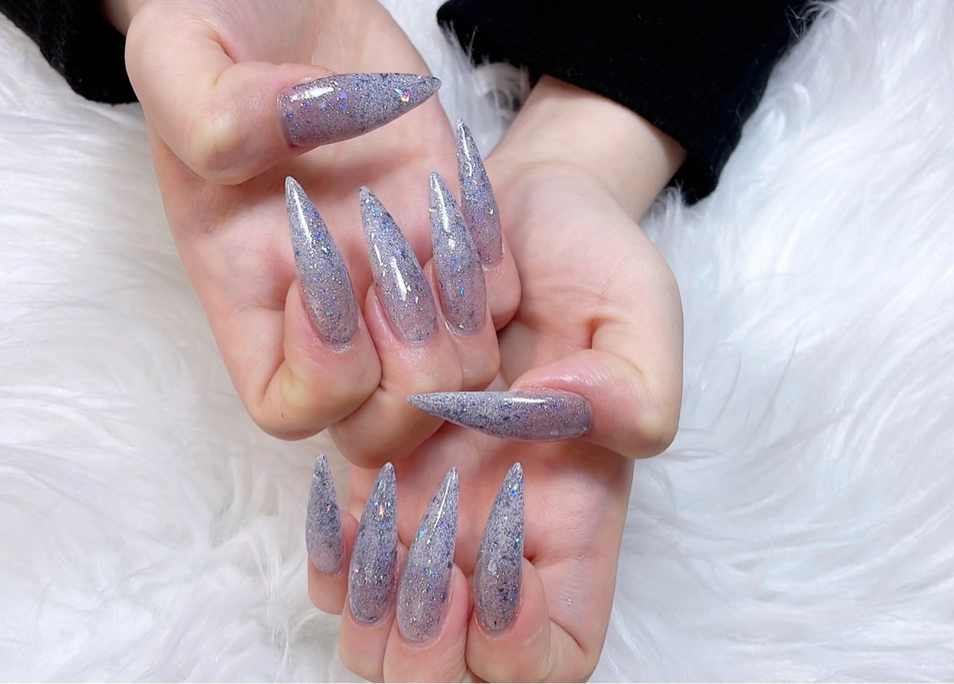 ネイル アニマル柄 チークネイル フラッシュネイル フットネイル フレンチネイル ハンドネイル B·U Nail大宮 長さだし専門店のネイルデザイン