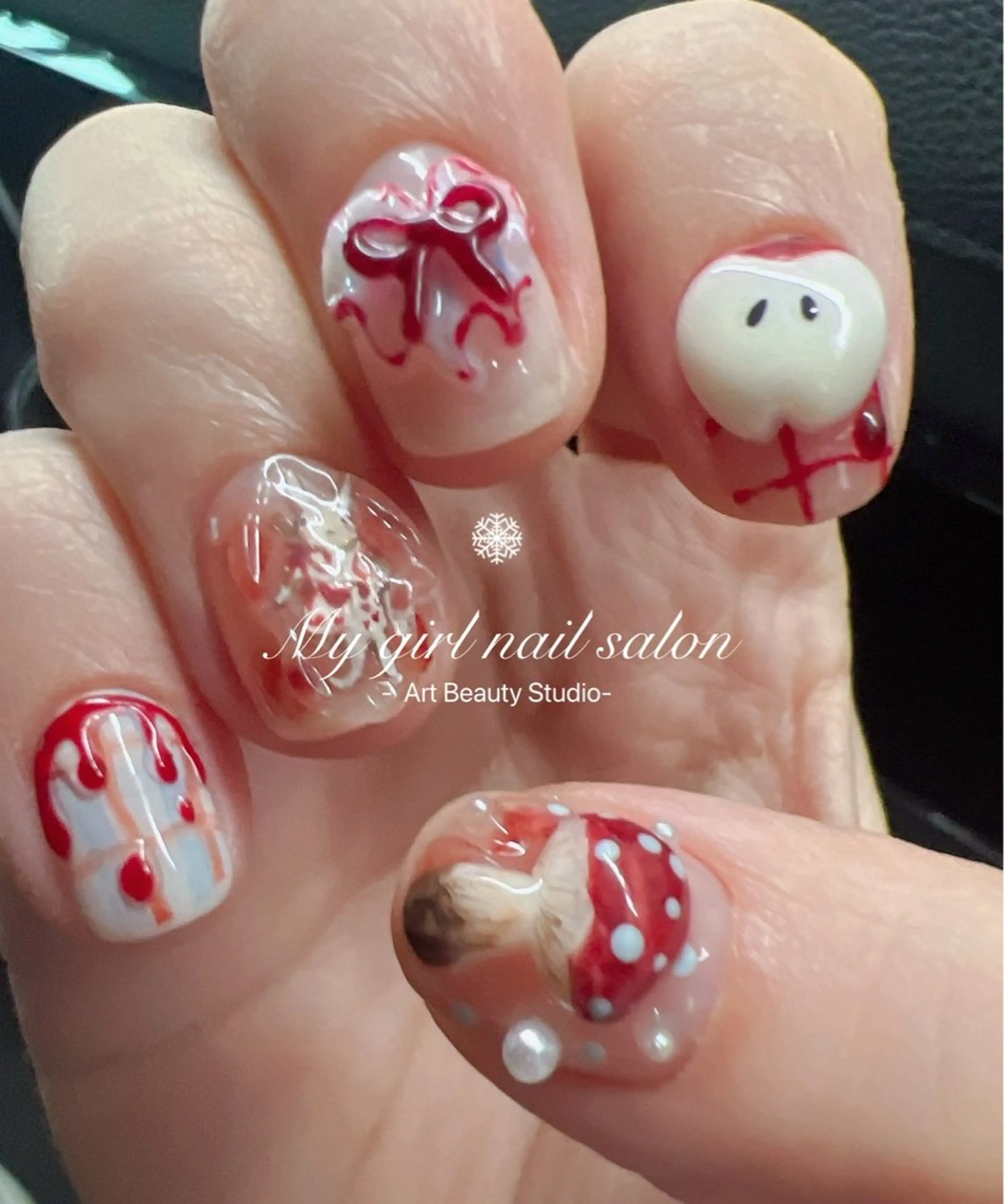 ネイル アートネイル MyGirl ネイル東村山のネイルデザイン