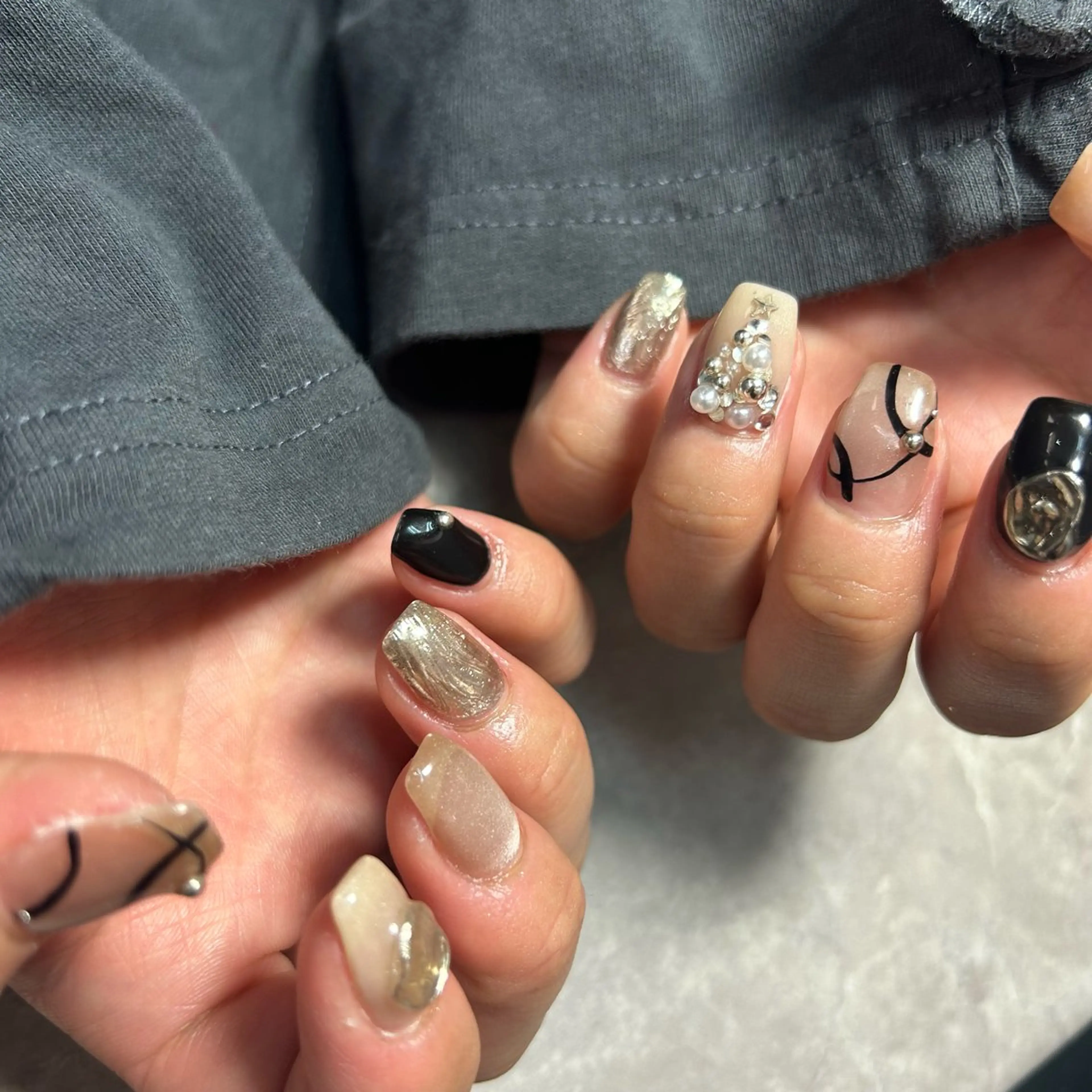 ネイル 冬ネイル クリスマス Lulea nailのネイルデザイン