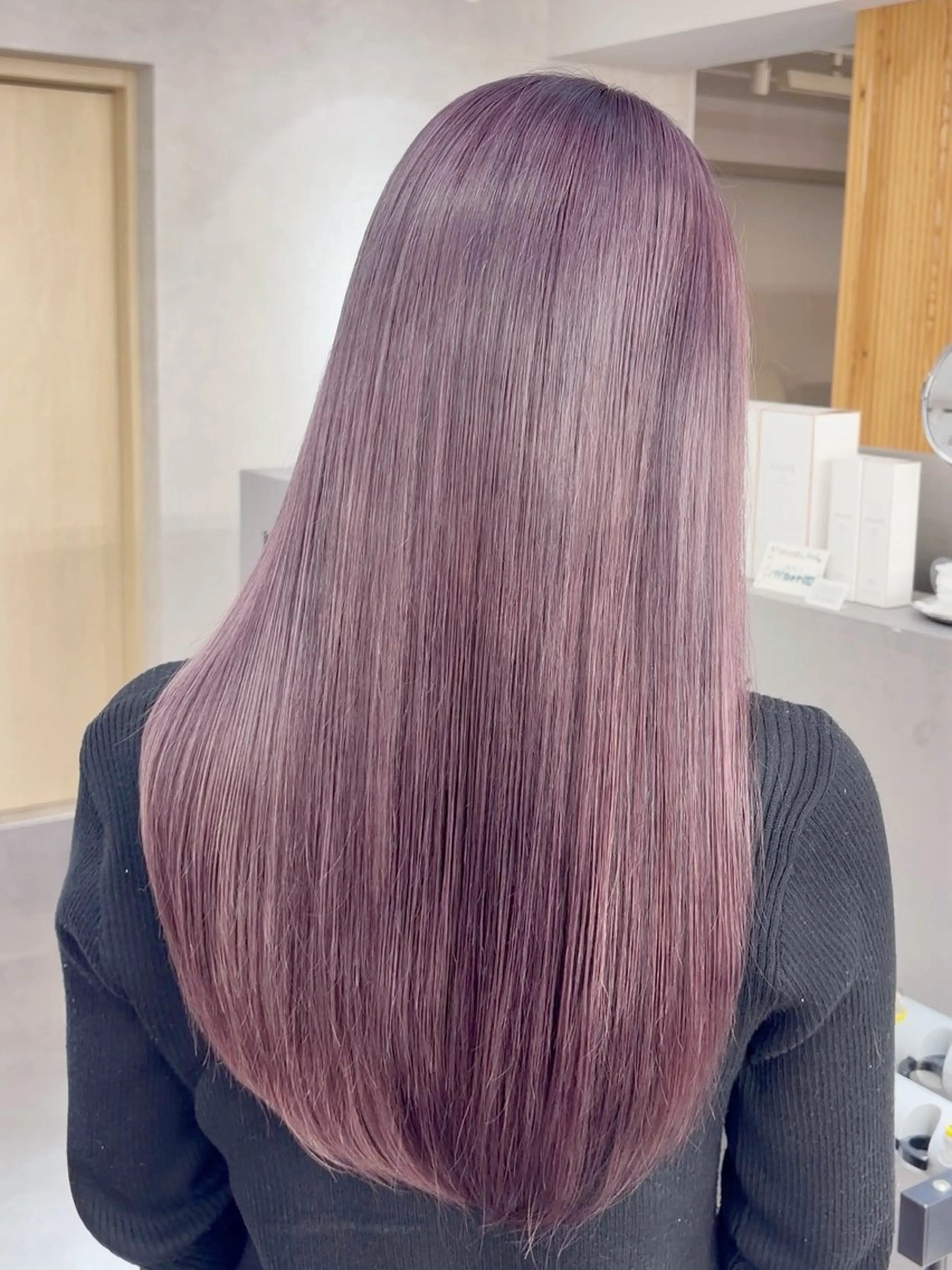 ロング ヘアカラー 田中 蓮華のヘアスタイル