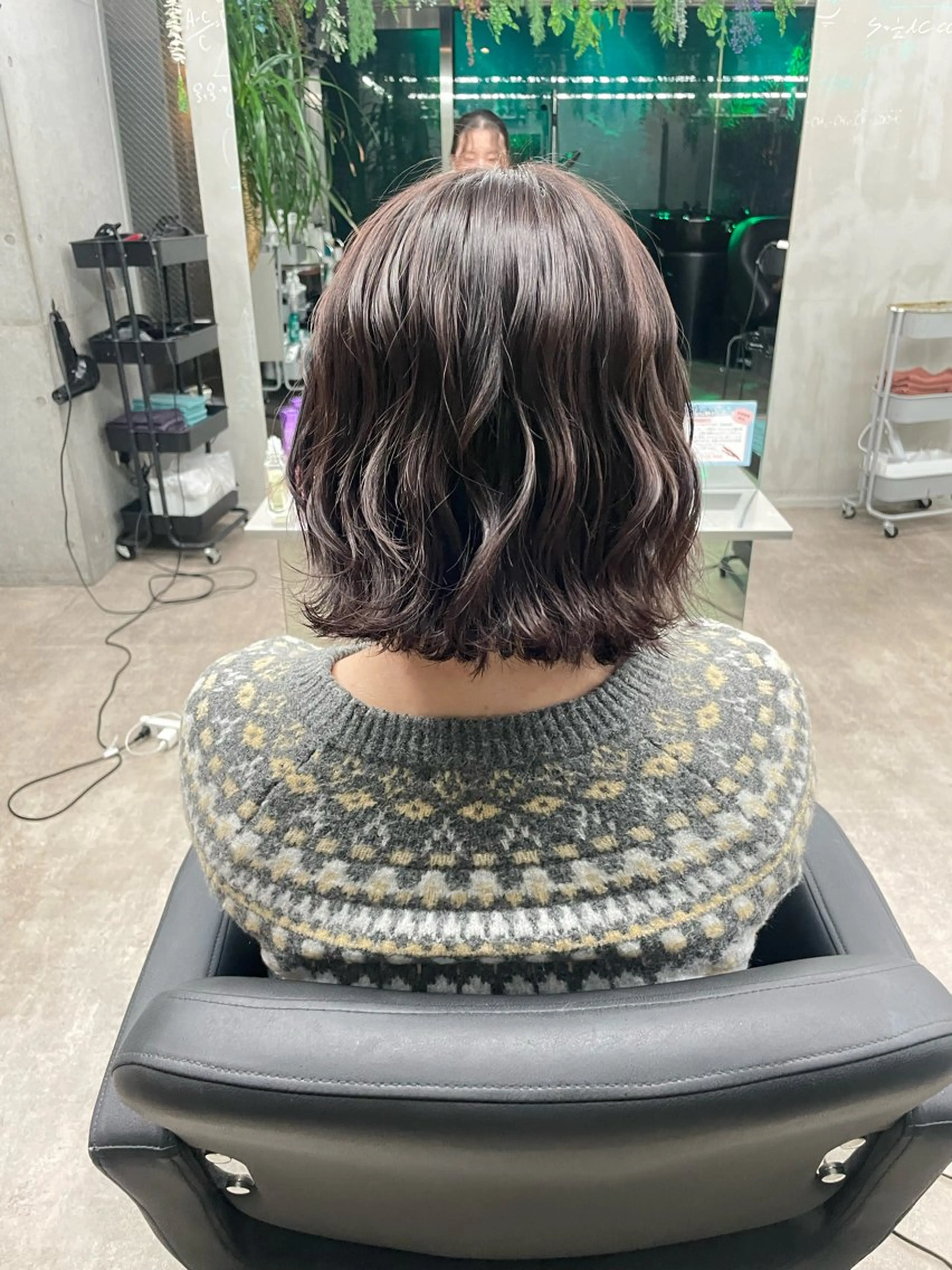 ショート カラー ヘアカラー トリートメント 速水 ゆきののヘアスタイル
