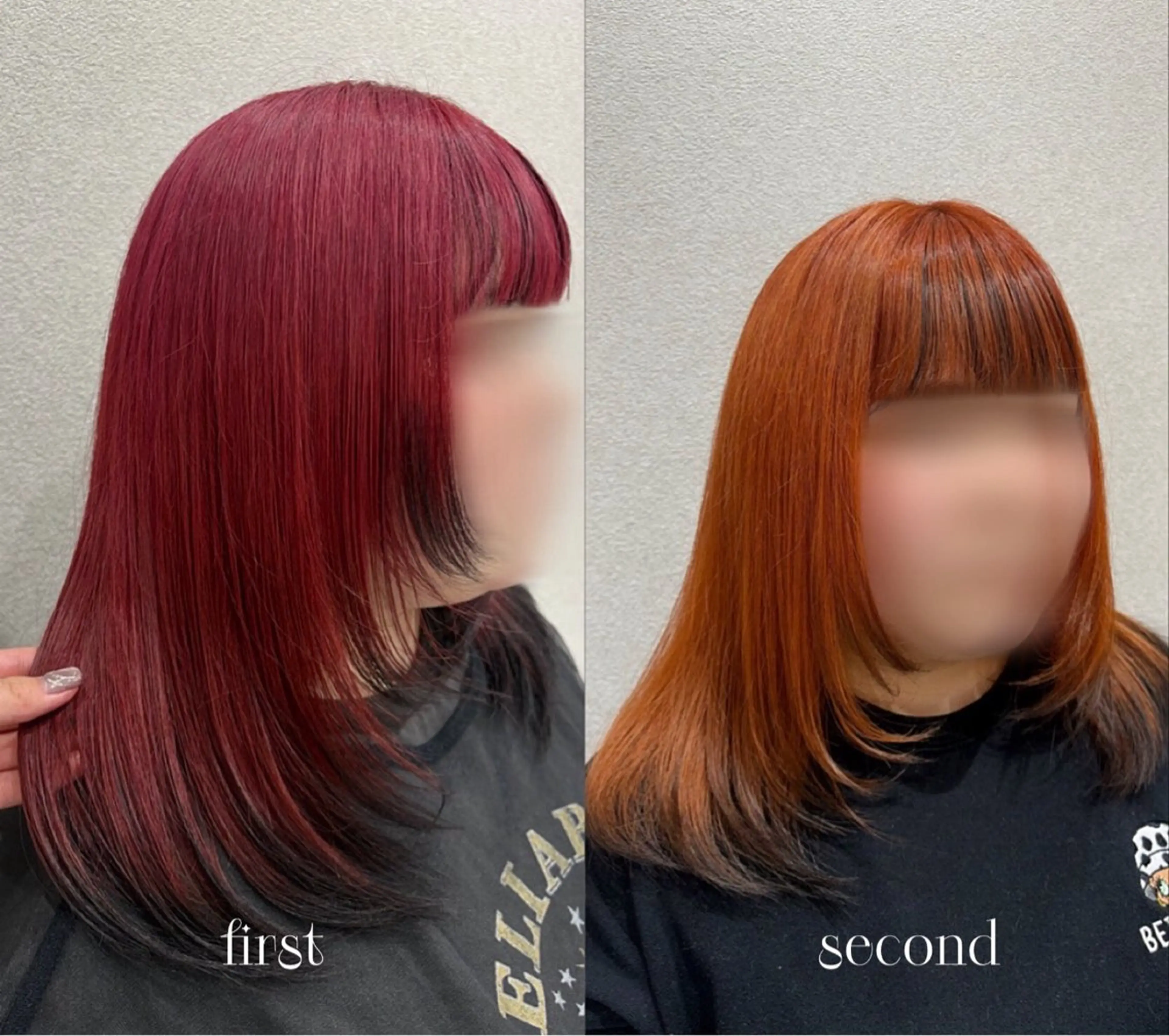 セミロング カラー ヘアカラー レイヤーカット/ ヘアカラー/RENAのヘアスタイル