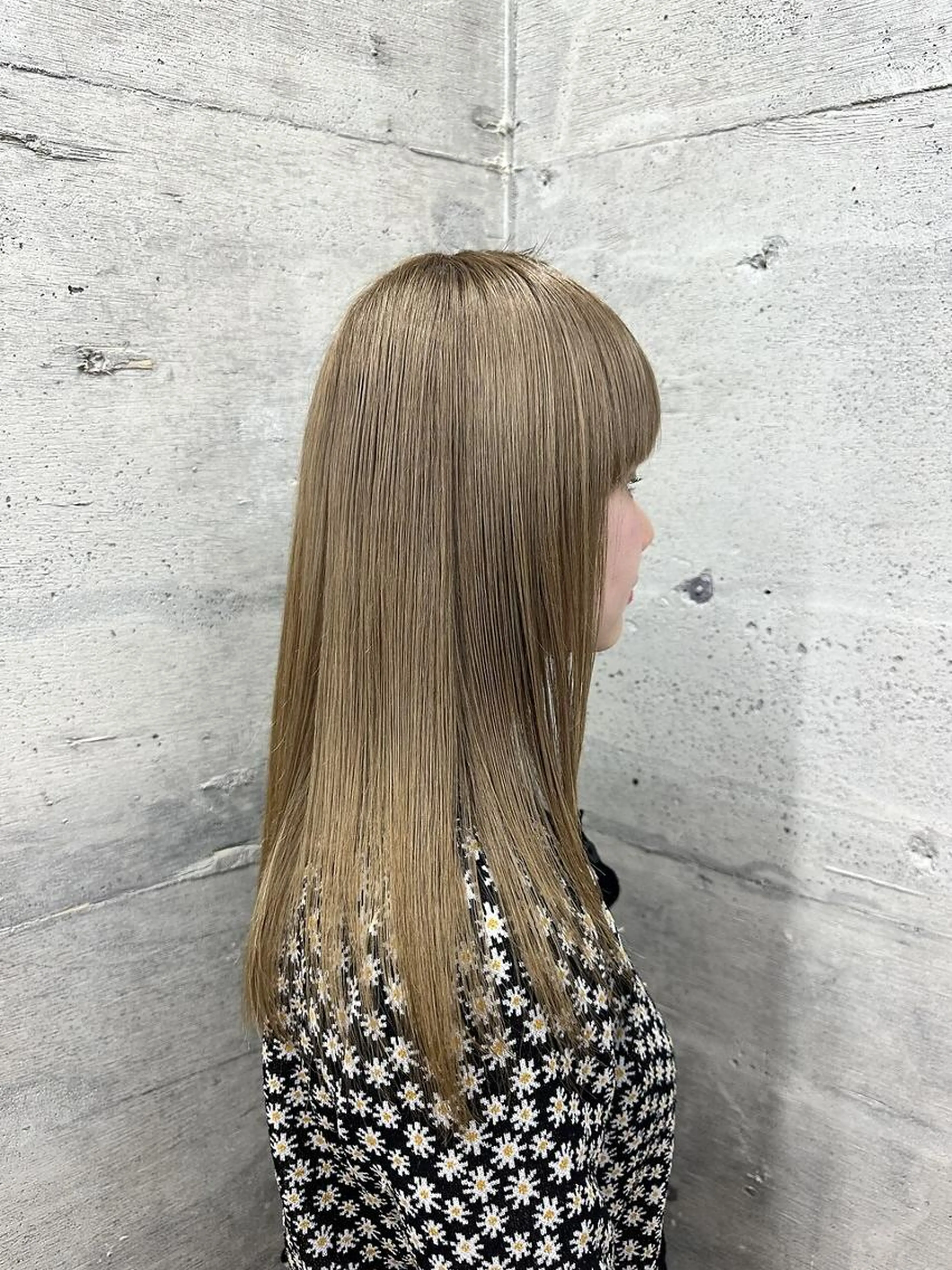 【🎀ご新規様限定🎀】イヤリングカラー+フルカラー+トリートメント+顔周りカットの写真