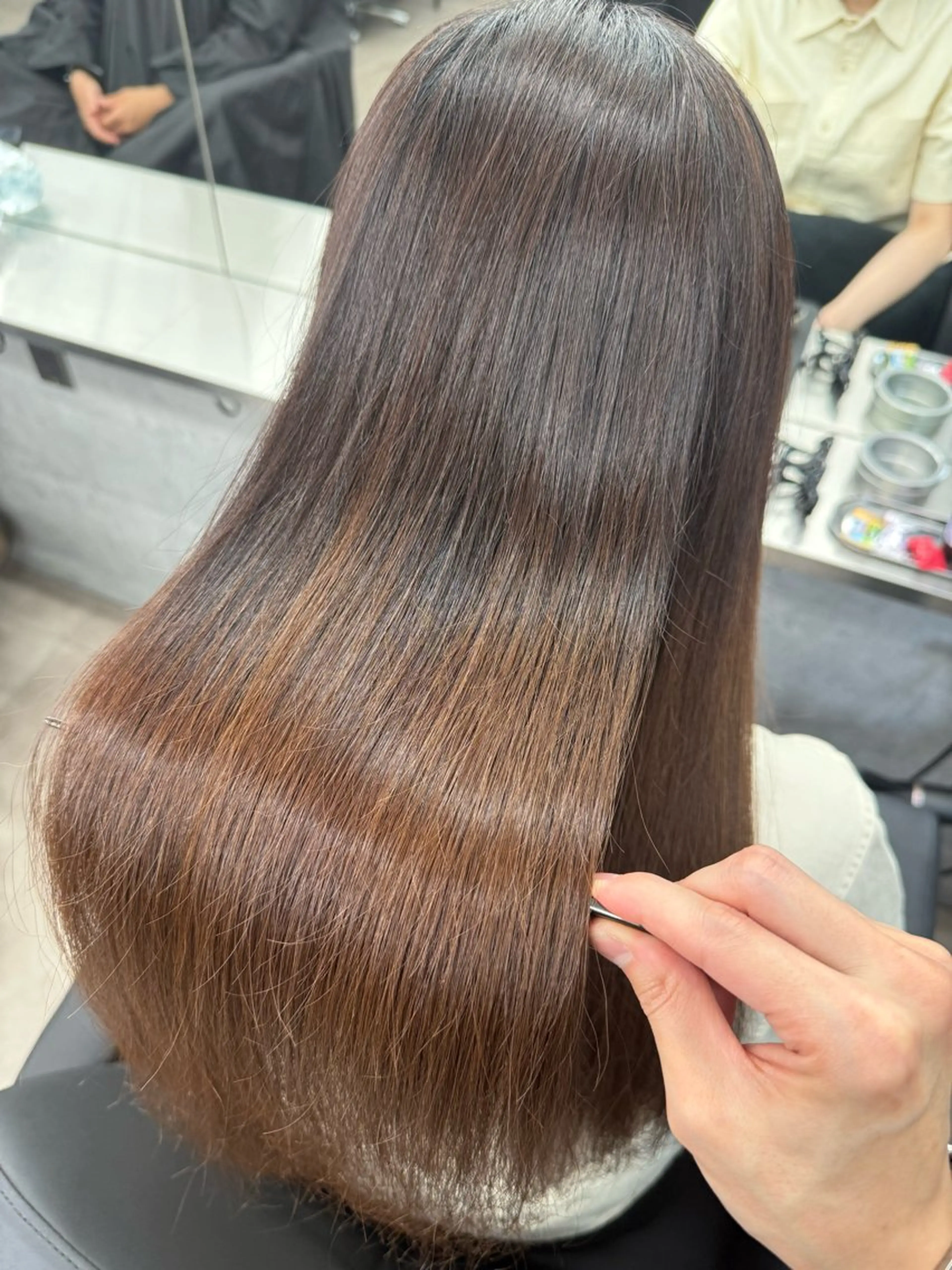ロング 髪質改善・縮毛矯正 Taijuのヘアスタイル