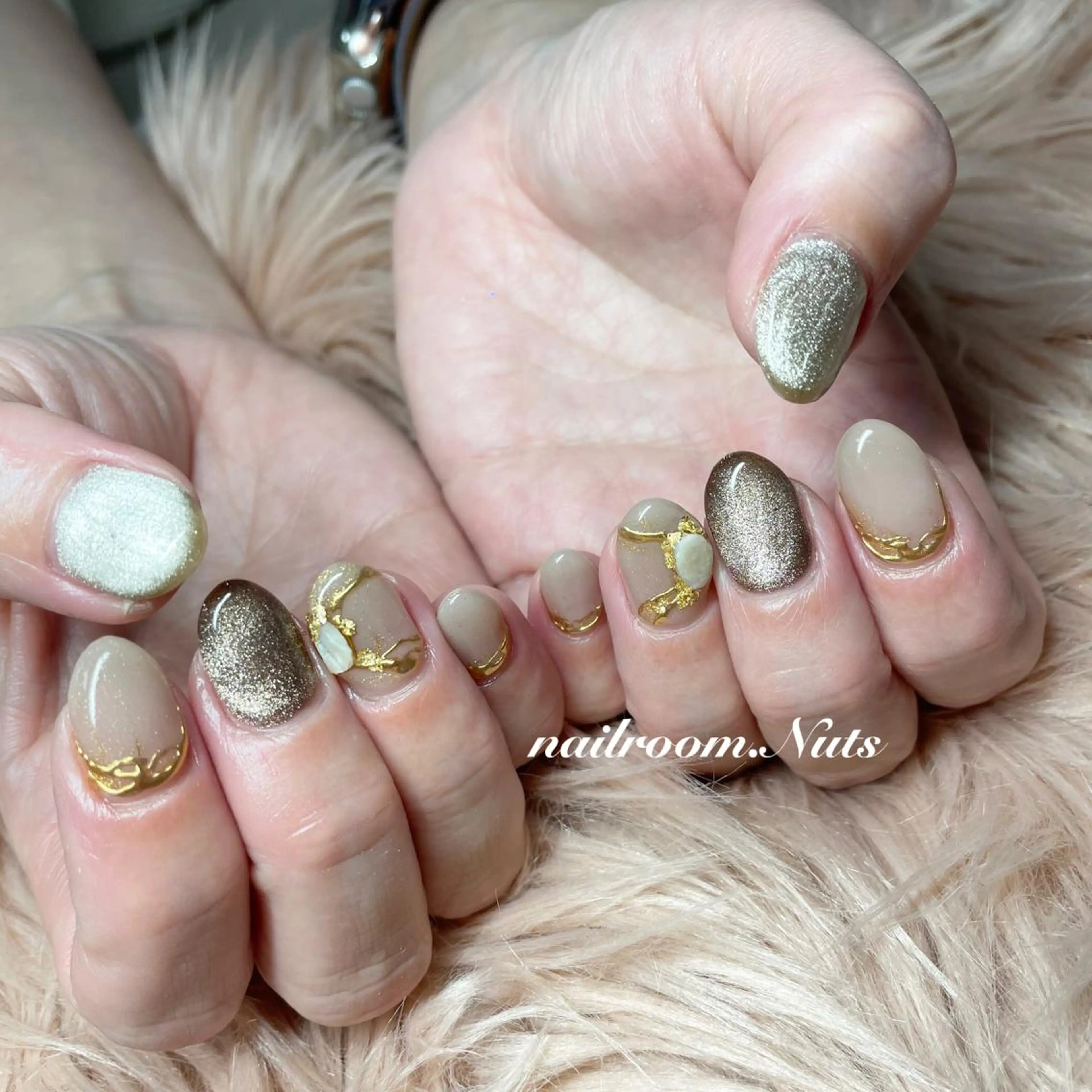 ネイル ハンドネイル nailsalon Nutsのネイルデザイン