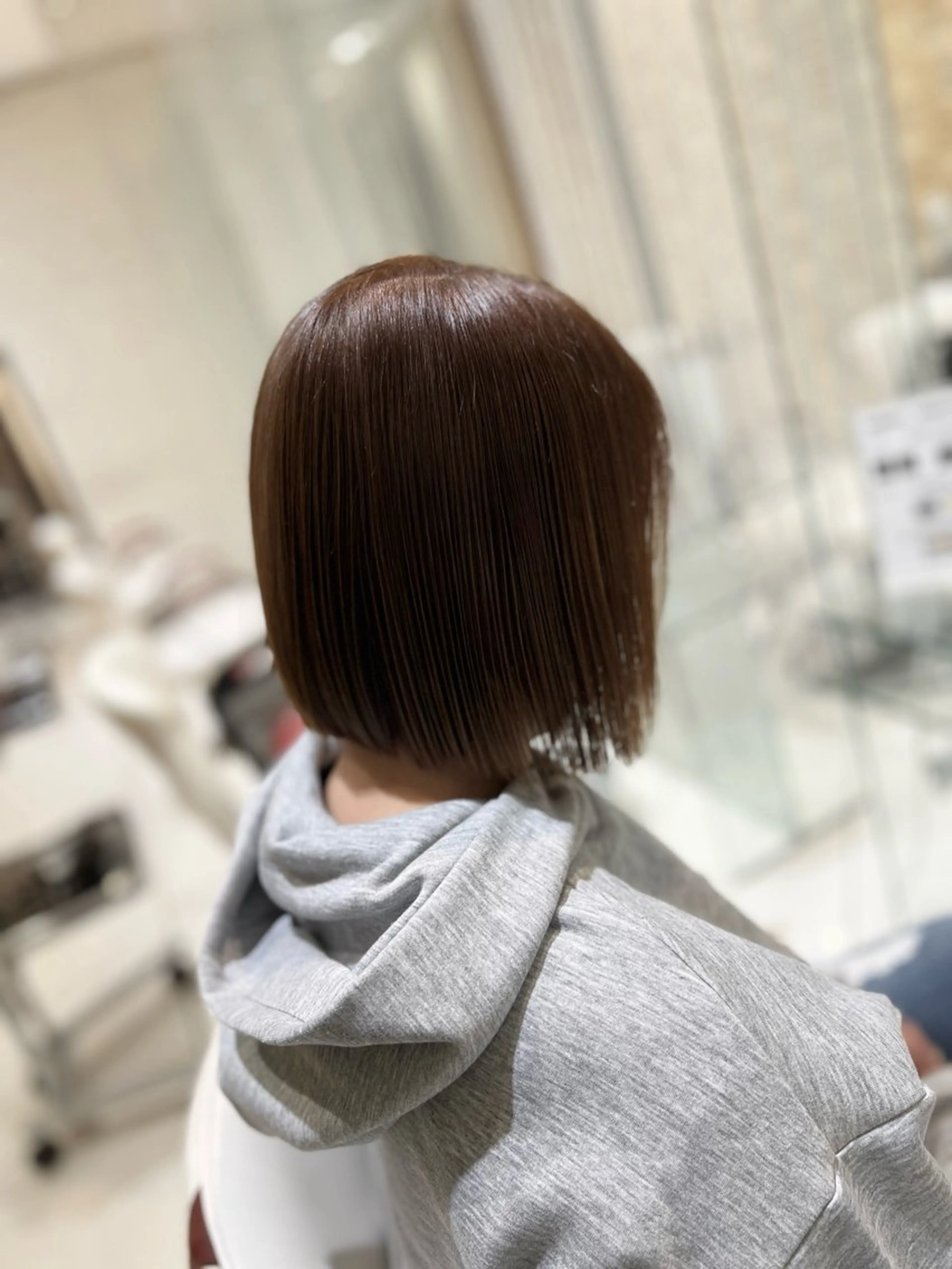 💐前髪縮毛💐カット🔵＋顔周り縮毛矯正🟣＋内部補強保湿トリートメント×超音波アイロン🟡顔周り矯正/前髪矯正の写真