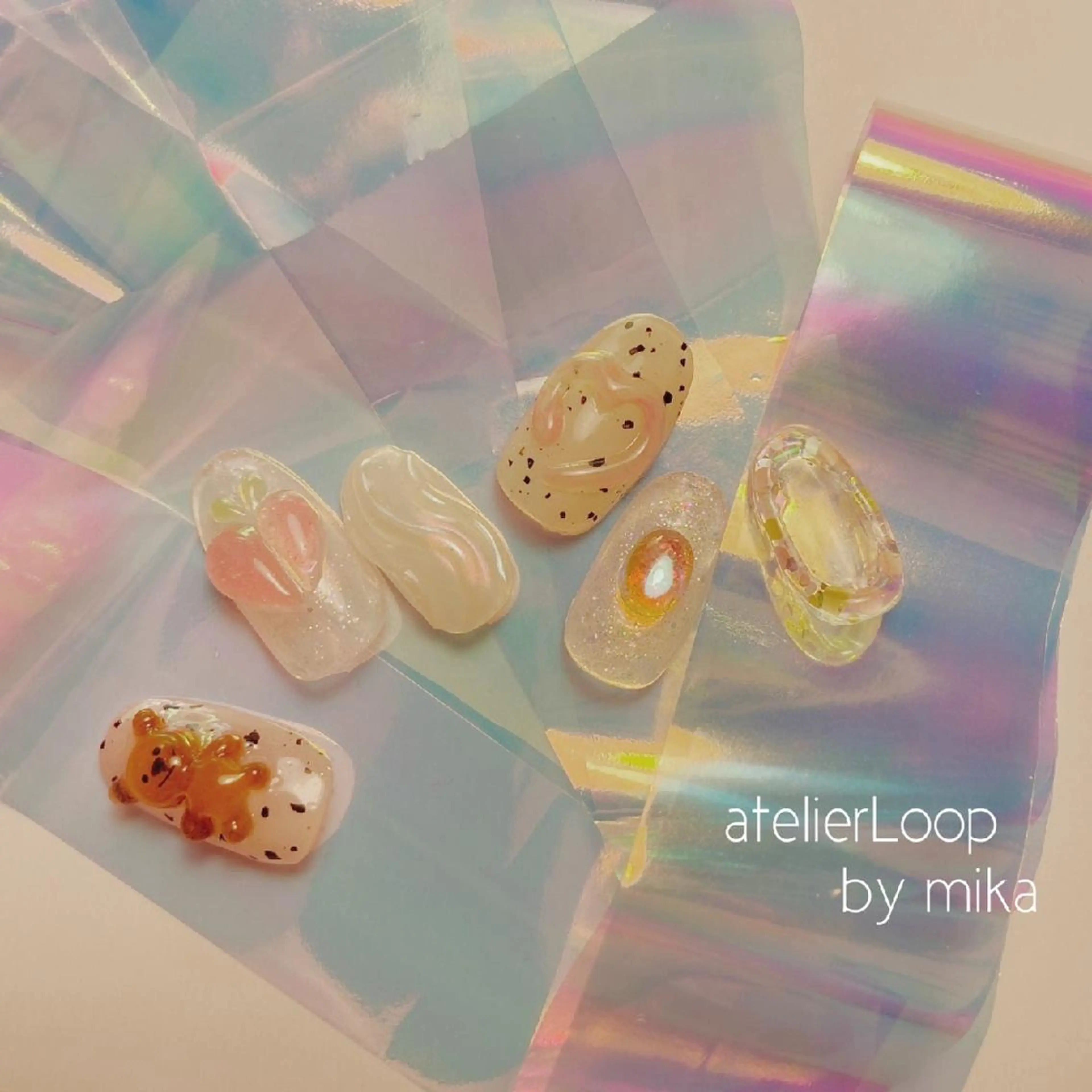 ネイル ハンドネイル atelierLoopbyshiho所属・atelier Loop♪MIKAのネイルデザイン