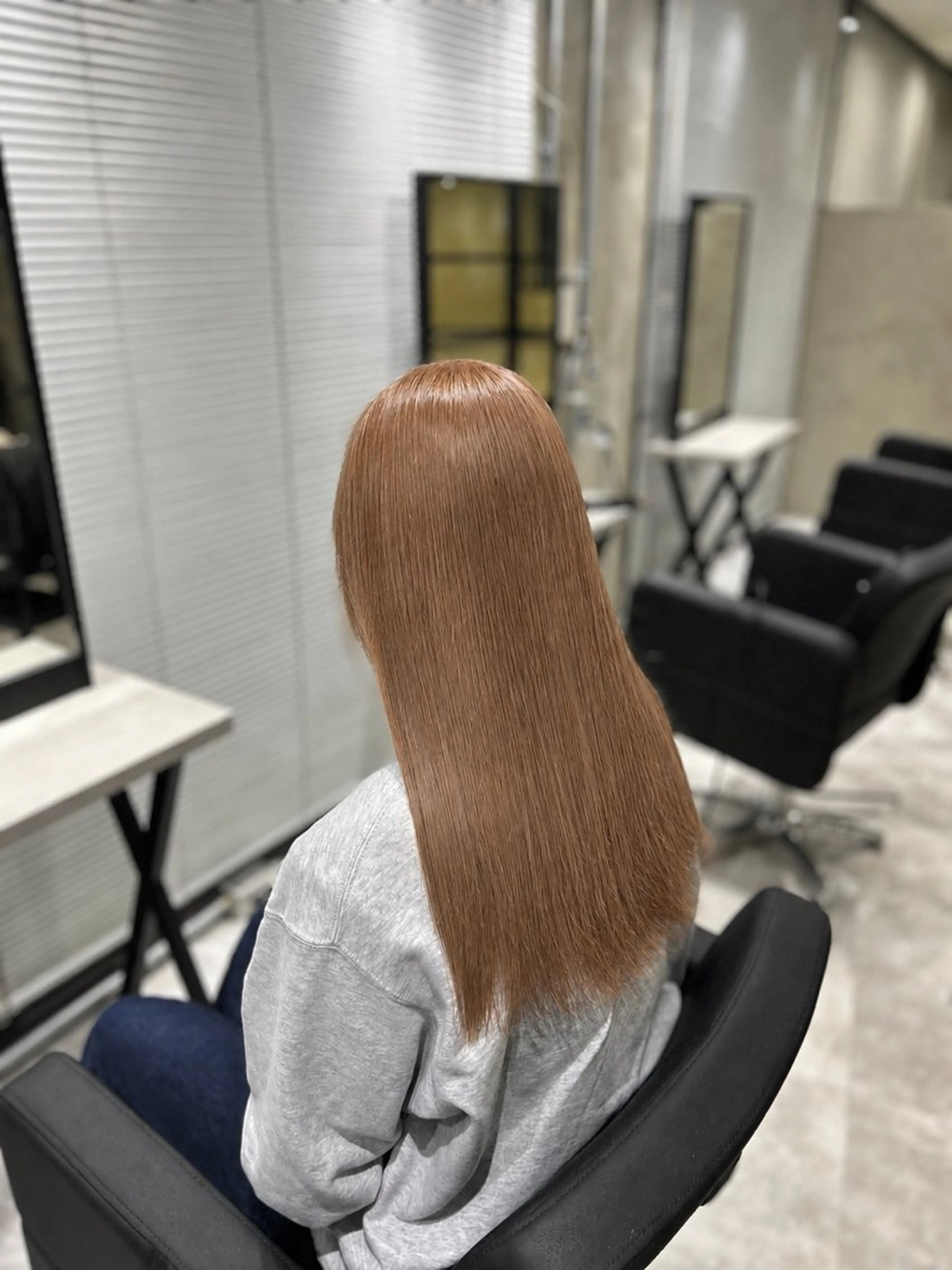 カラー ベージュカラー ブリーチ オレンジ ワカナ モデル募集中🎀🫧のヘアスタイル