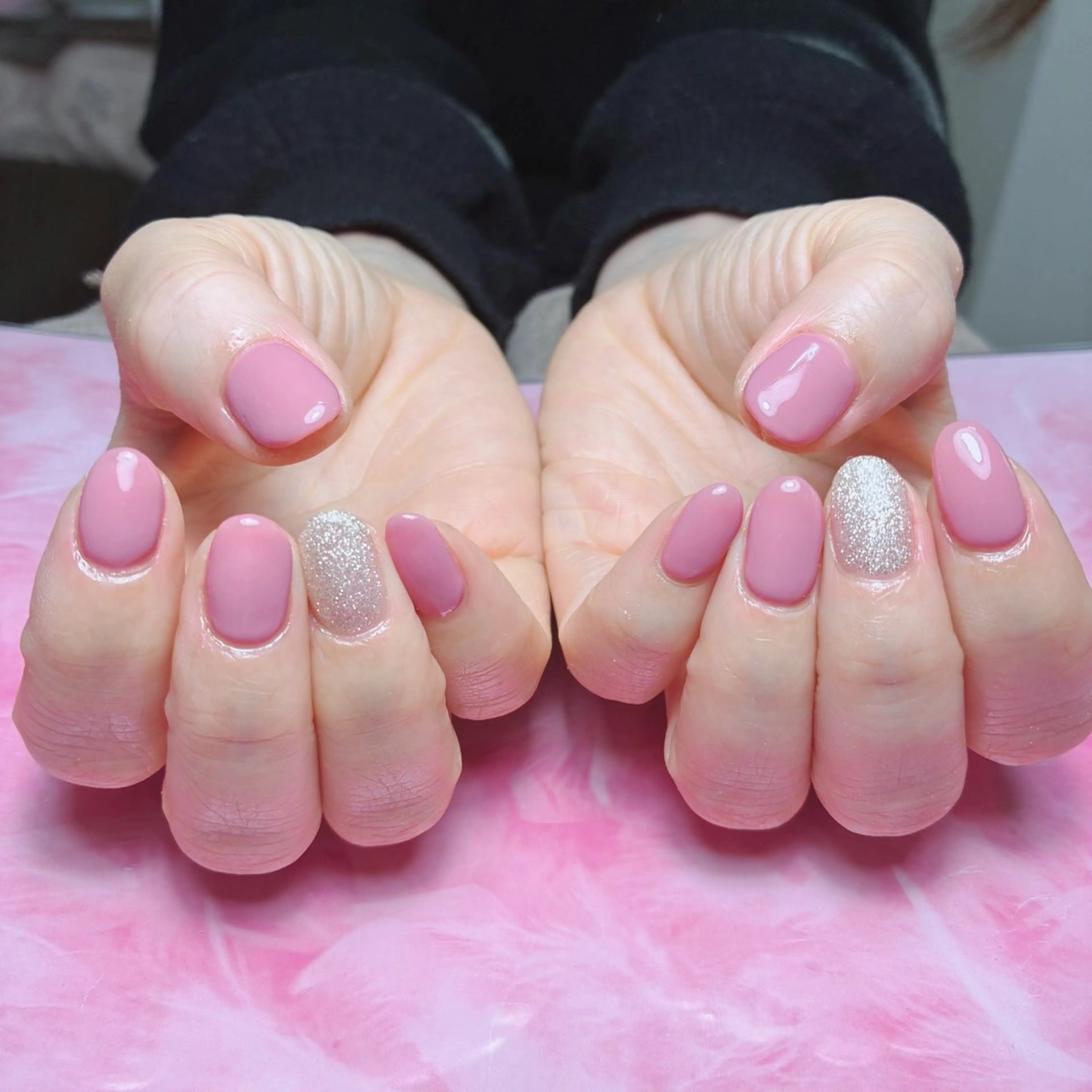 ショート ハンドネイル hs nail salonのネイルデザイン