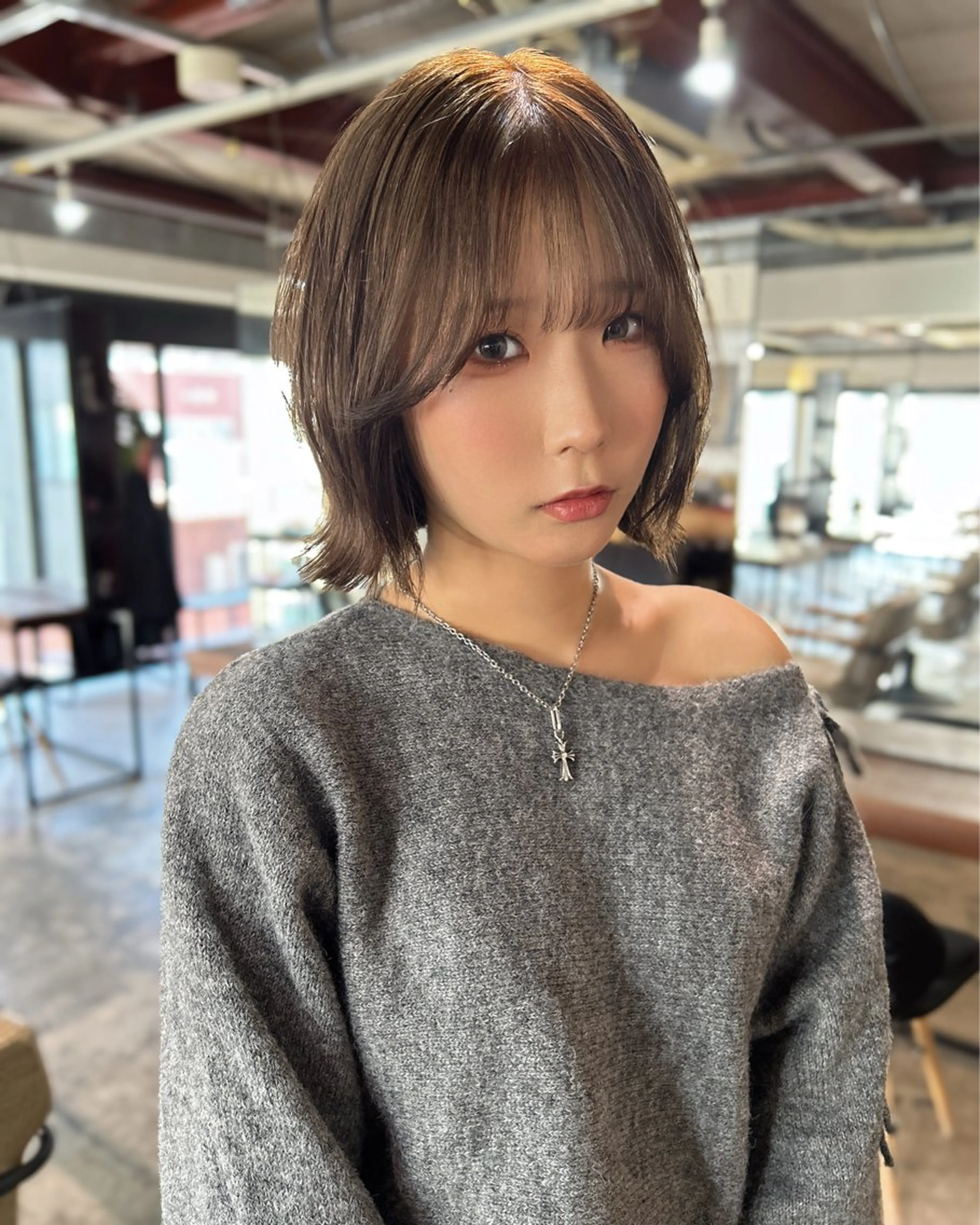 ショート カラー カット ヘアカラー トリートメント ダブルカラー/ 艶髪/SHISEIのヘアスタイル