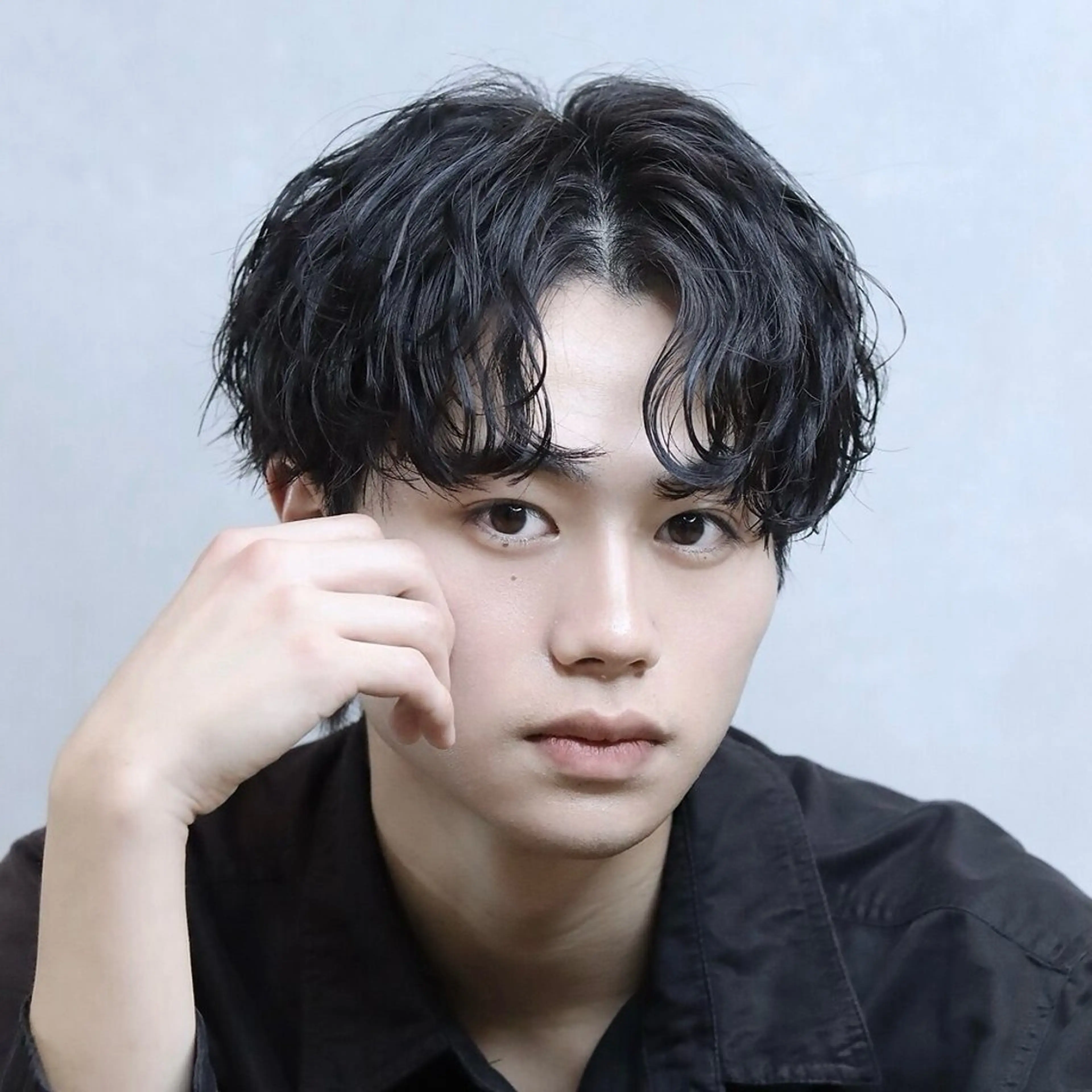 パーマ スパイラルパーマ カット パーマ メンズ特化/パーマ/ ブリーチ/福島 千颯のヘアスタイル