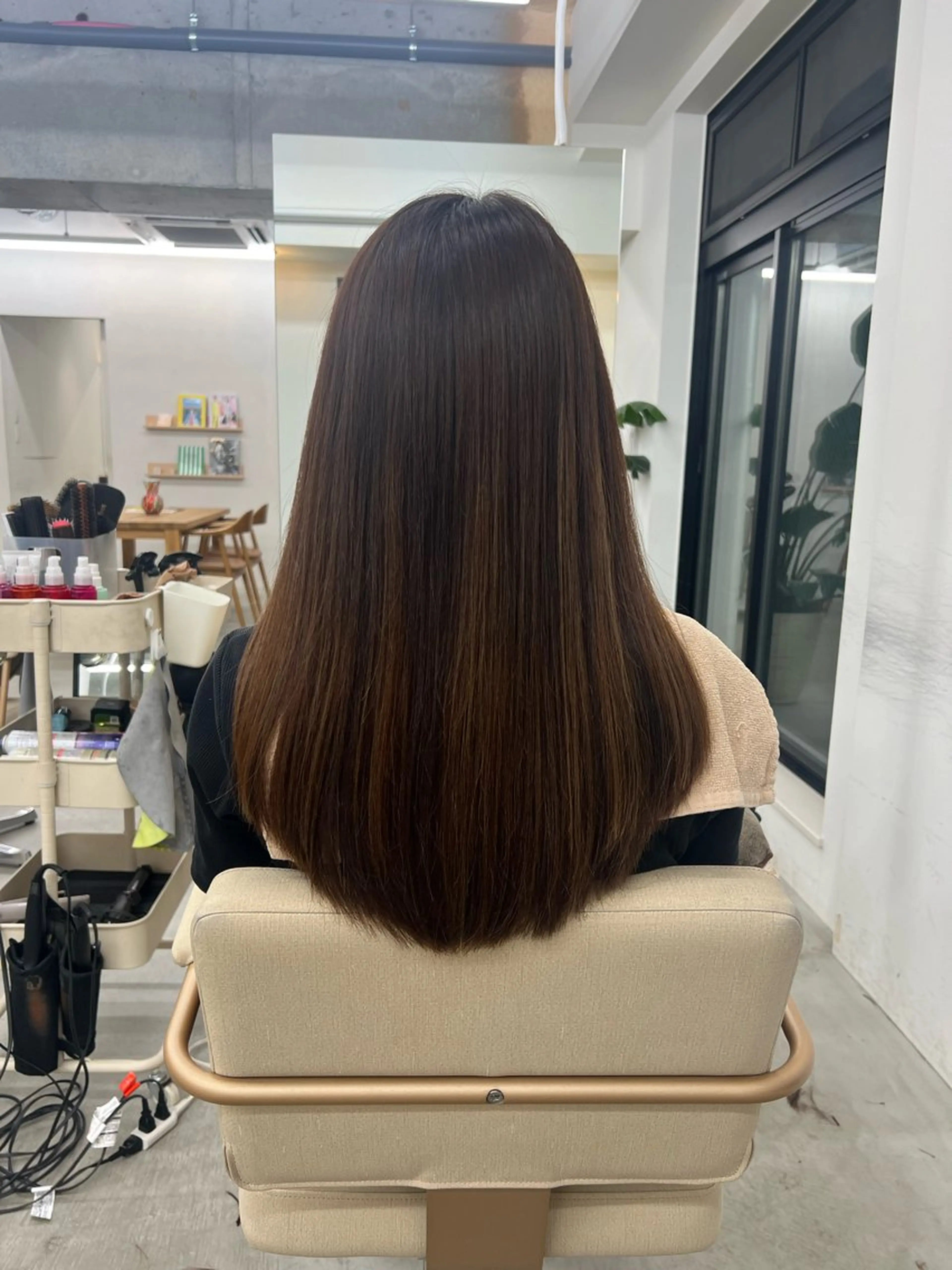 セミロング カット トリートメント 表参道/kozue/ 艶髪/髪質改善のヘアスタイル