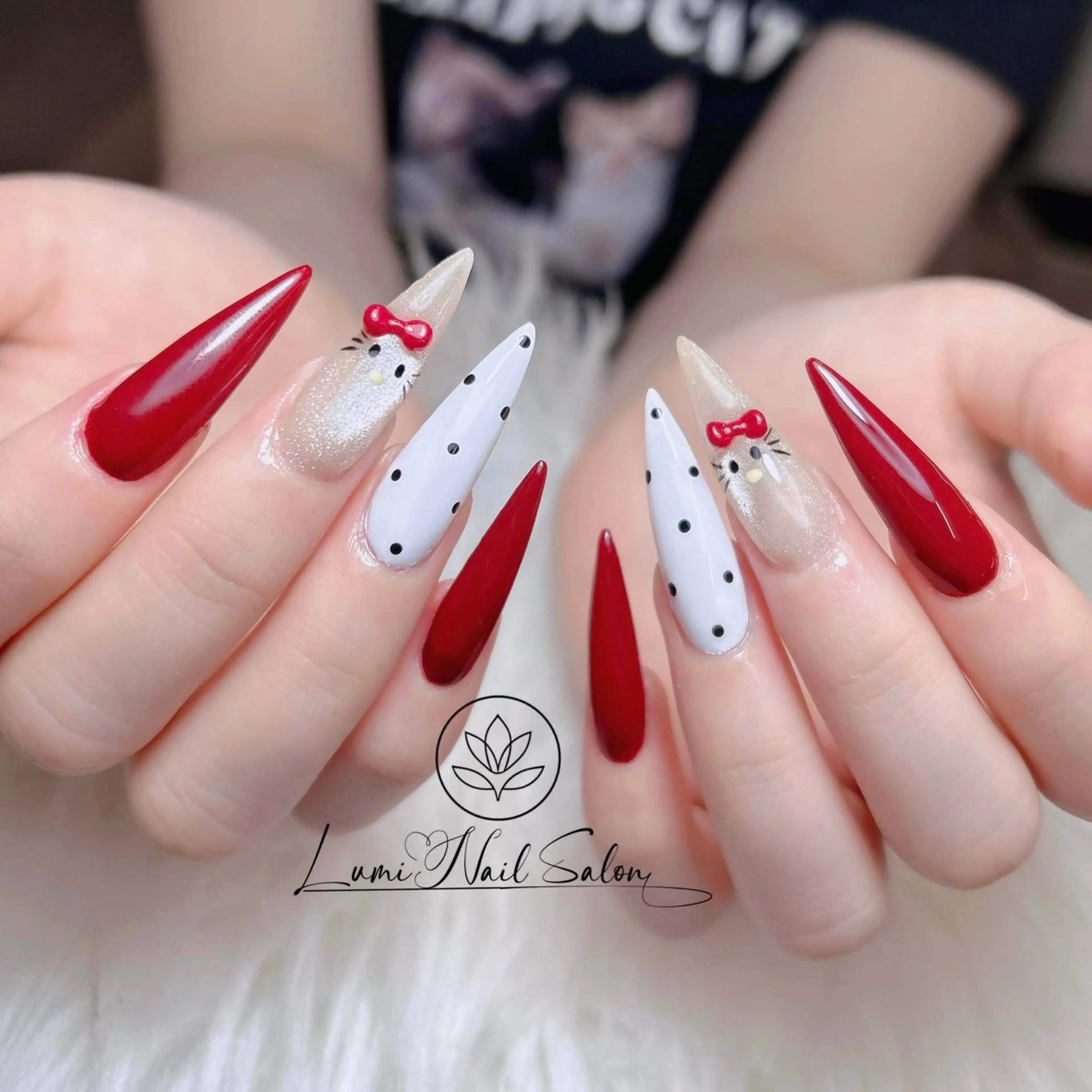 ネイル オーロラネイル チークネイル 長さ出し フレンチネイル 韓国ネイル ハンドネイル Lumi Shinokuboのネイルデザイン