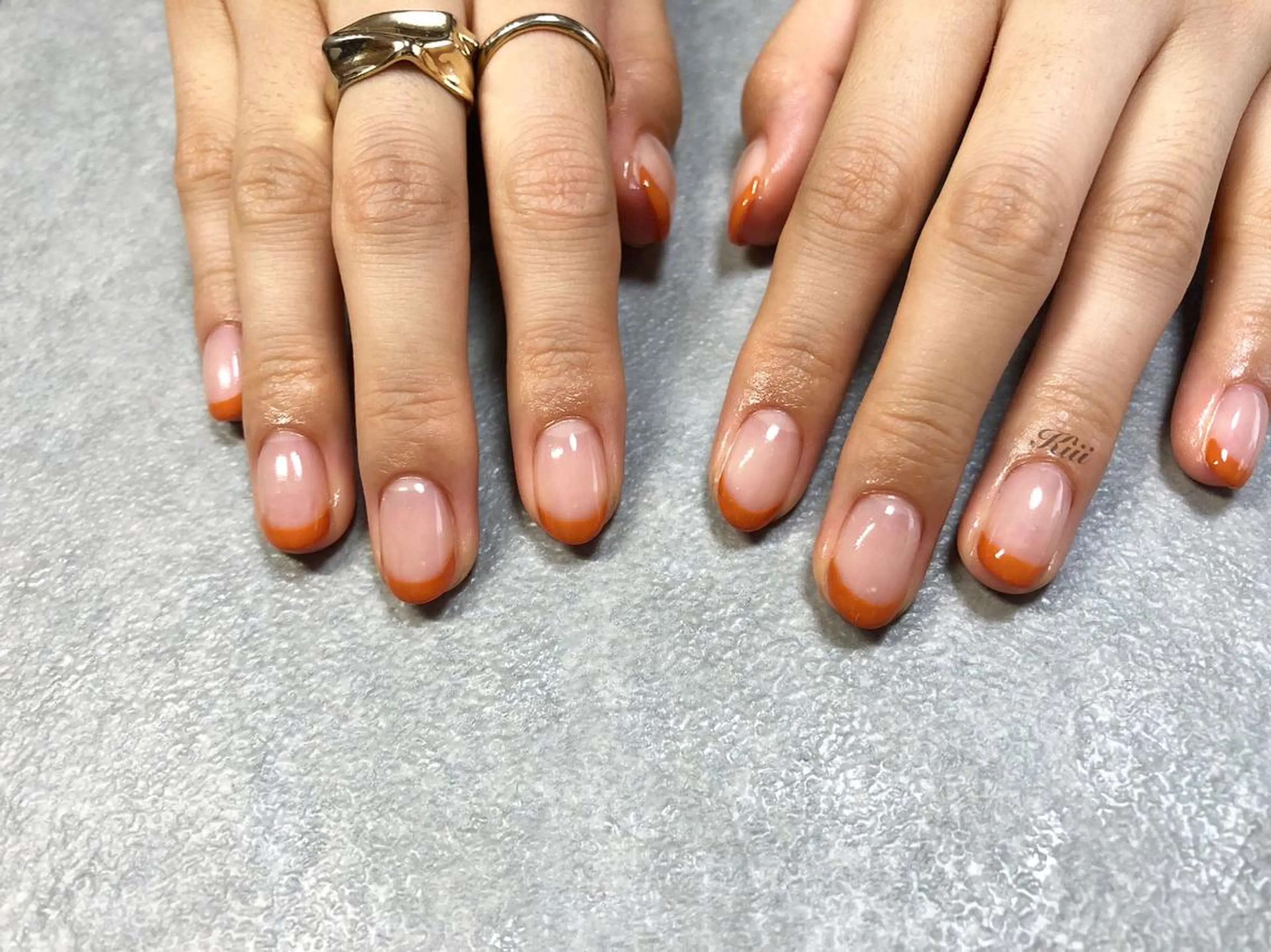 ネイル シンプルネイル ハンドネイル フットネイル kiii.__ ✴︎*のネイルデザイン