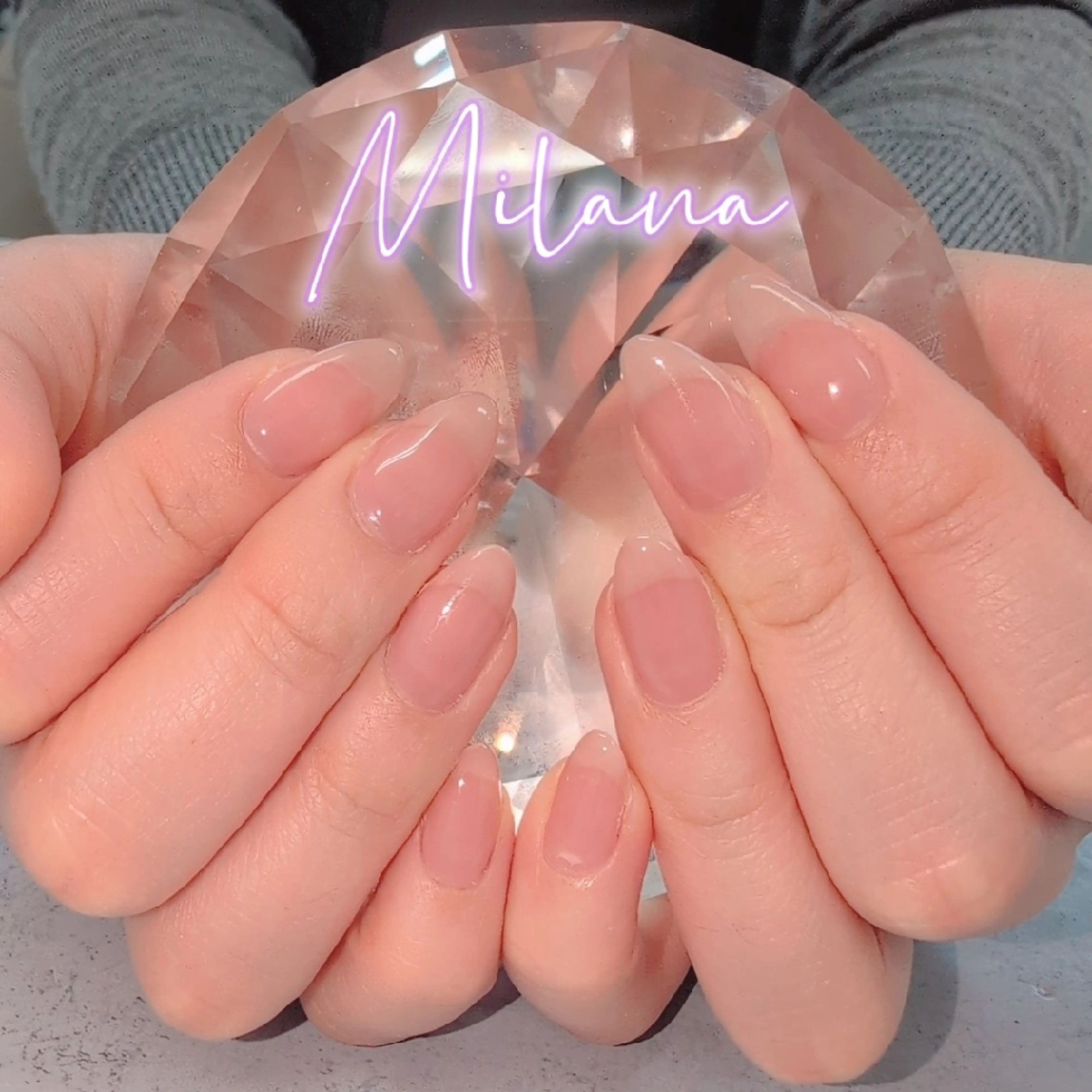 ネイル ワンカラーネイル ハンドネイル Milana 川瀬のネイルデザイン