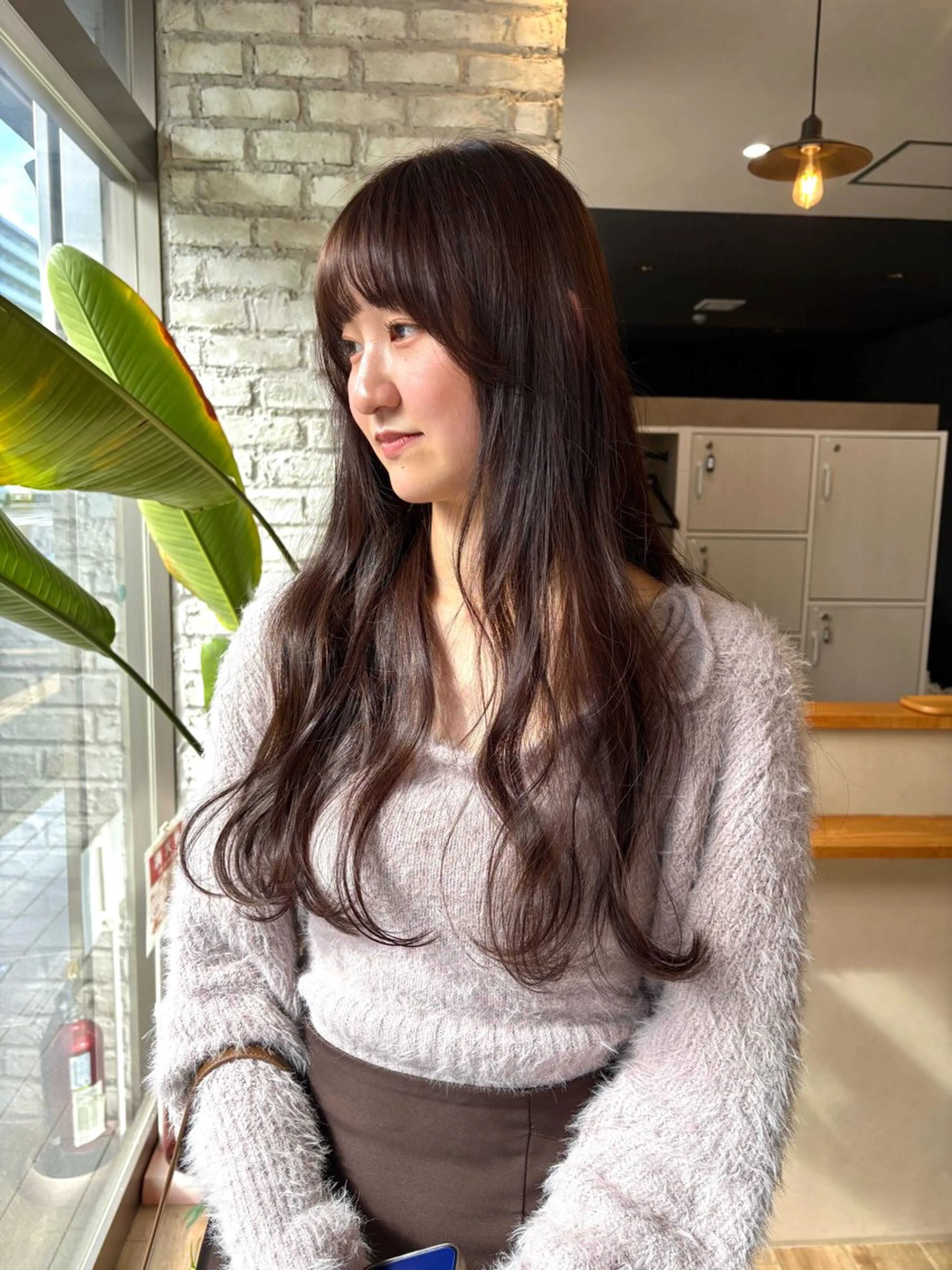 ロング カラー ミント ロング 迫 裕美のヘアスタイル