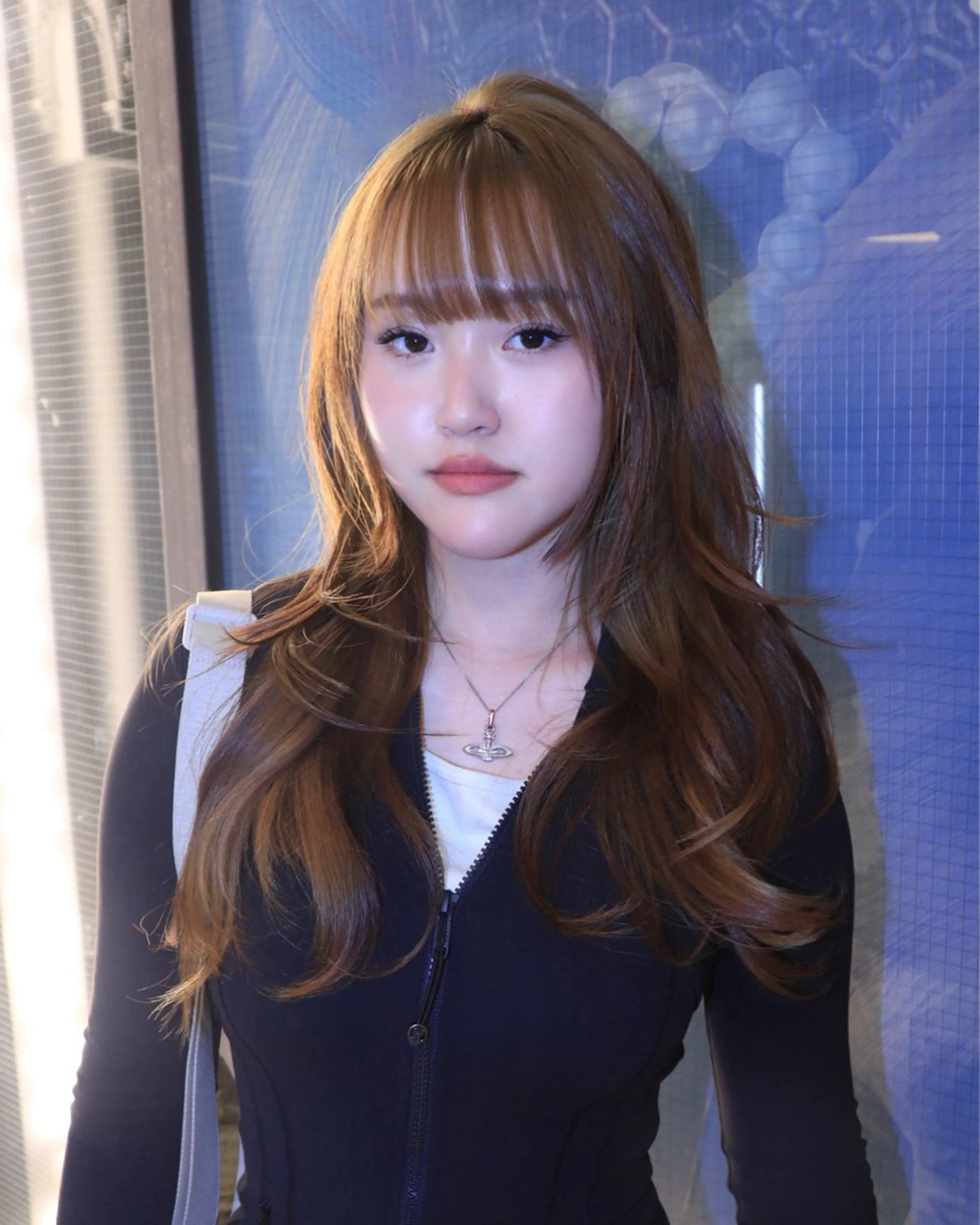 セミロング カラー ヘアアレンジ @kyoniyy KYONIのヘアスタイル