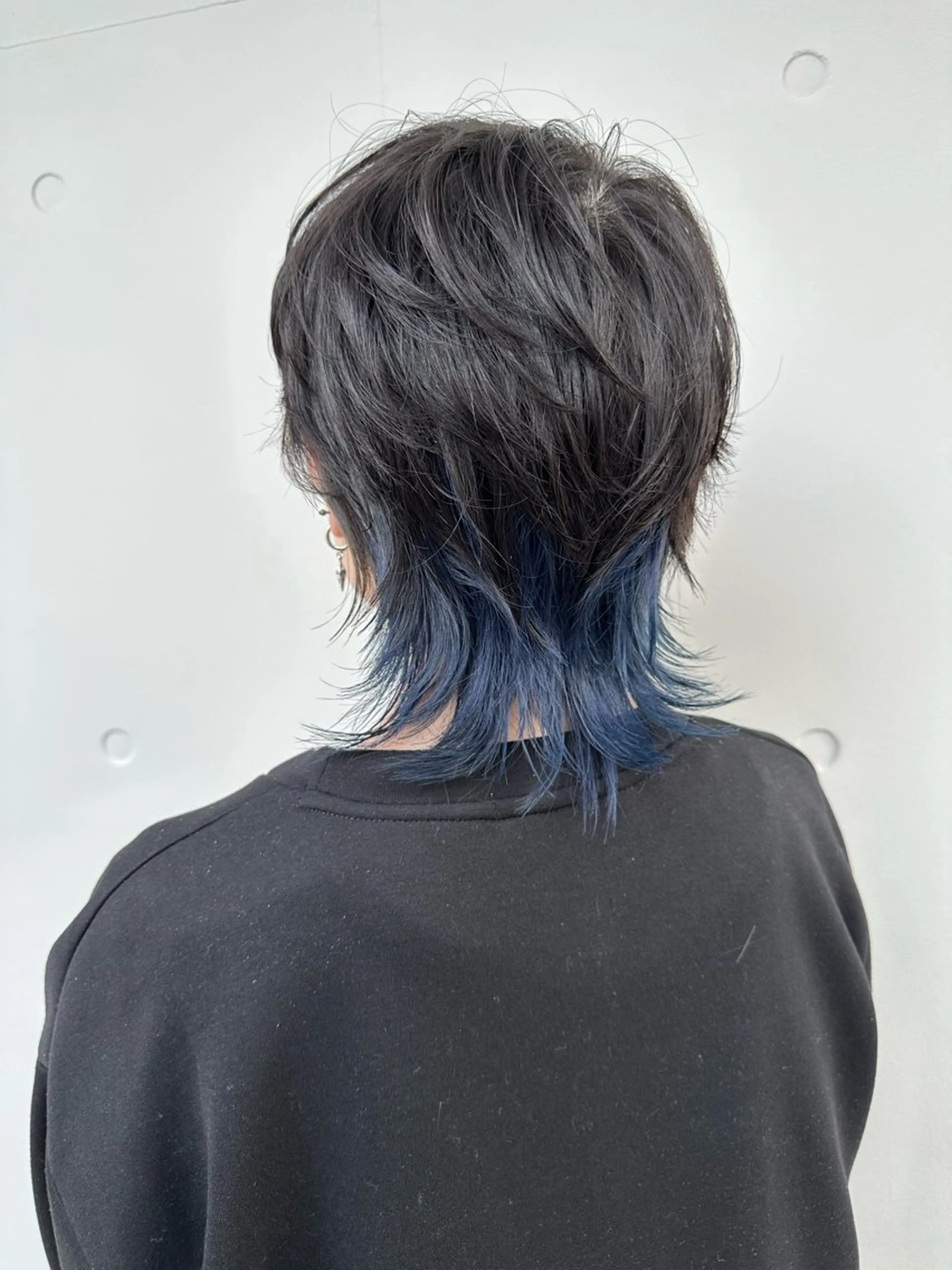 ショート カラー ブルーカラー ウルフカット DAIKIベージュ 🍂レイヤーカットのヘアスタイル