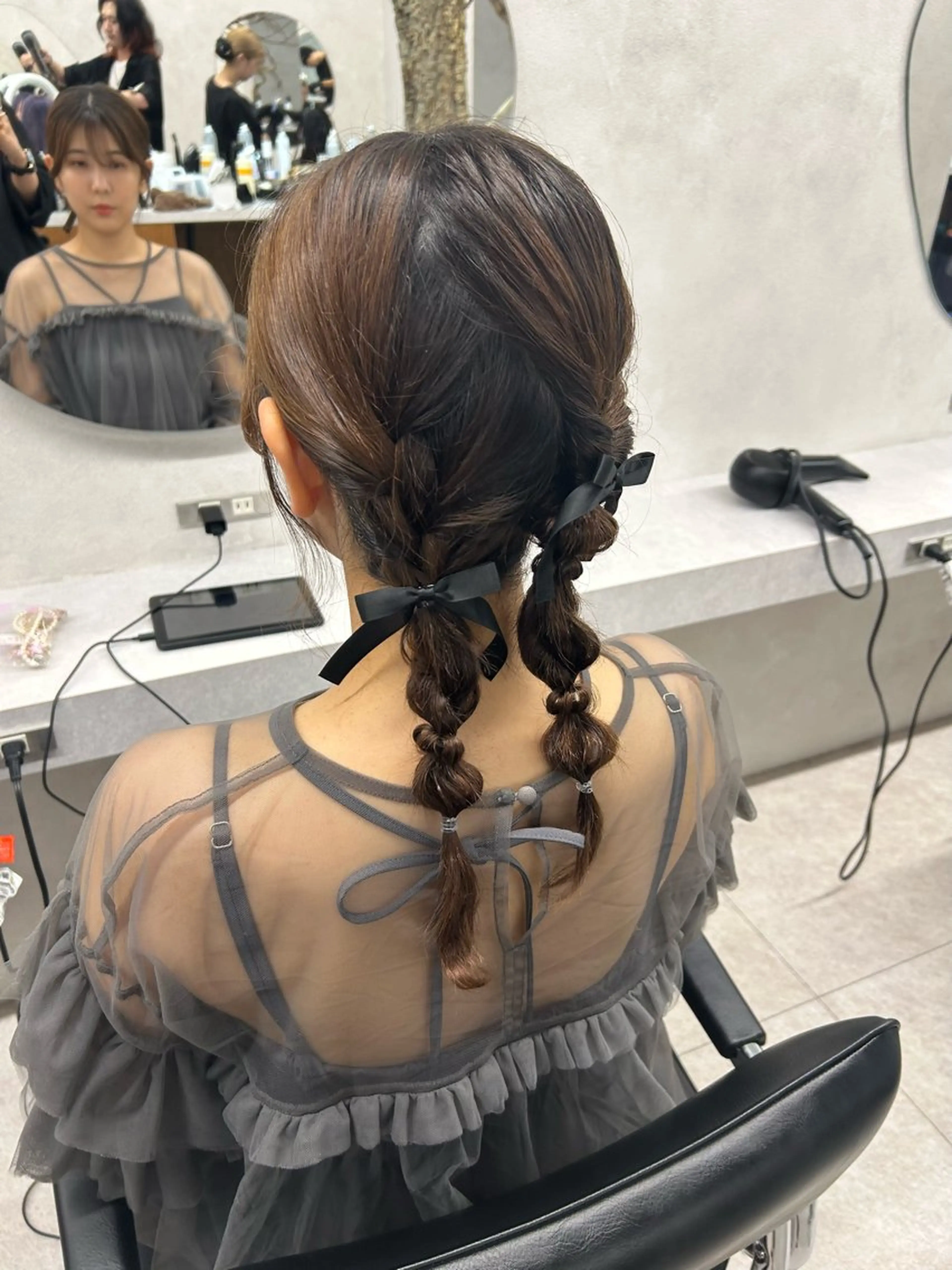 ロング ヘアアレンジ ヘアセット 🎀HARU ボブ/ヘアセット🫧のヘアスタイル