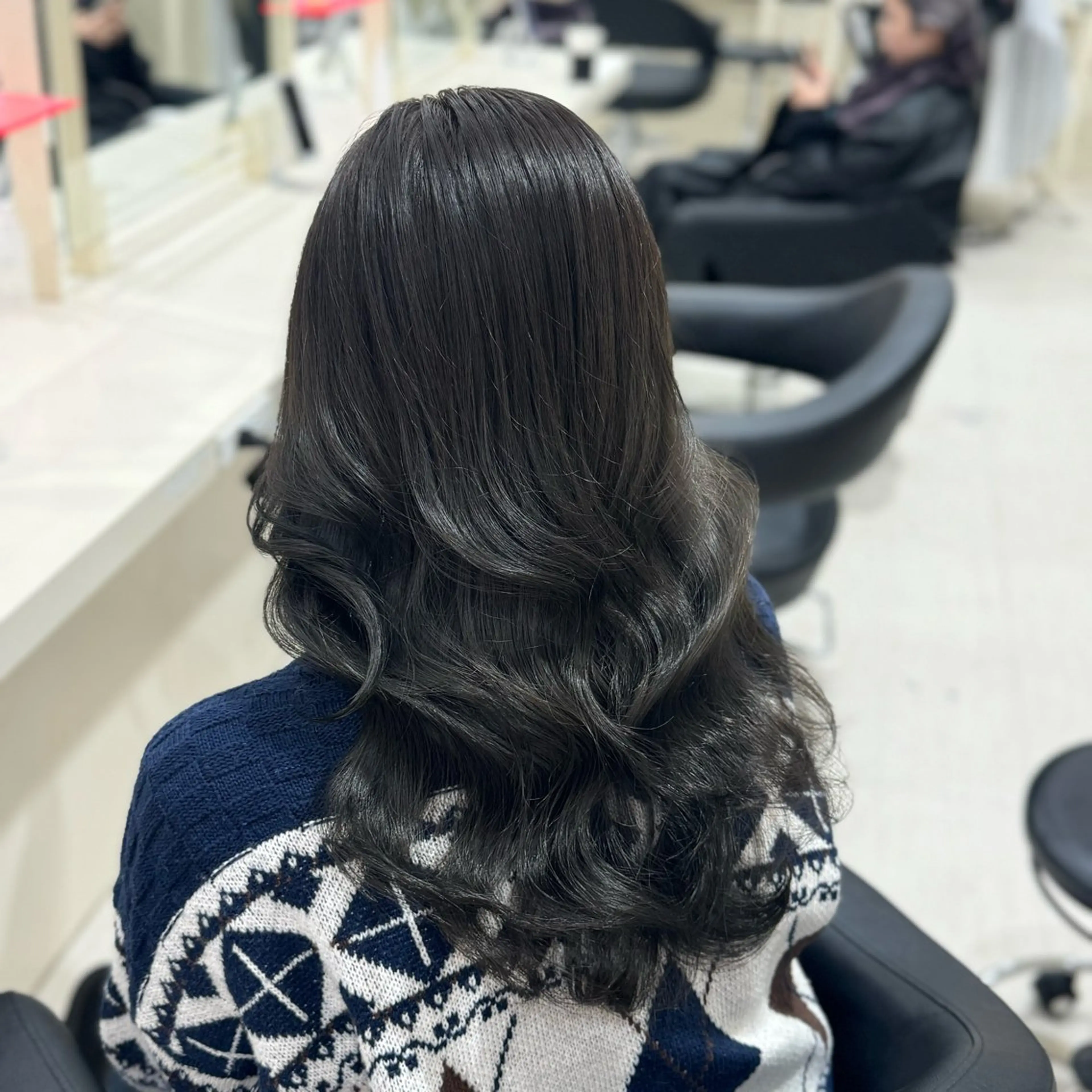 ロング カラー ヘアカラー 🤍韓国大人っぽ ベージュMAI🤍のヘアスタイル