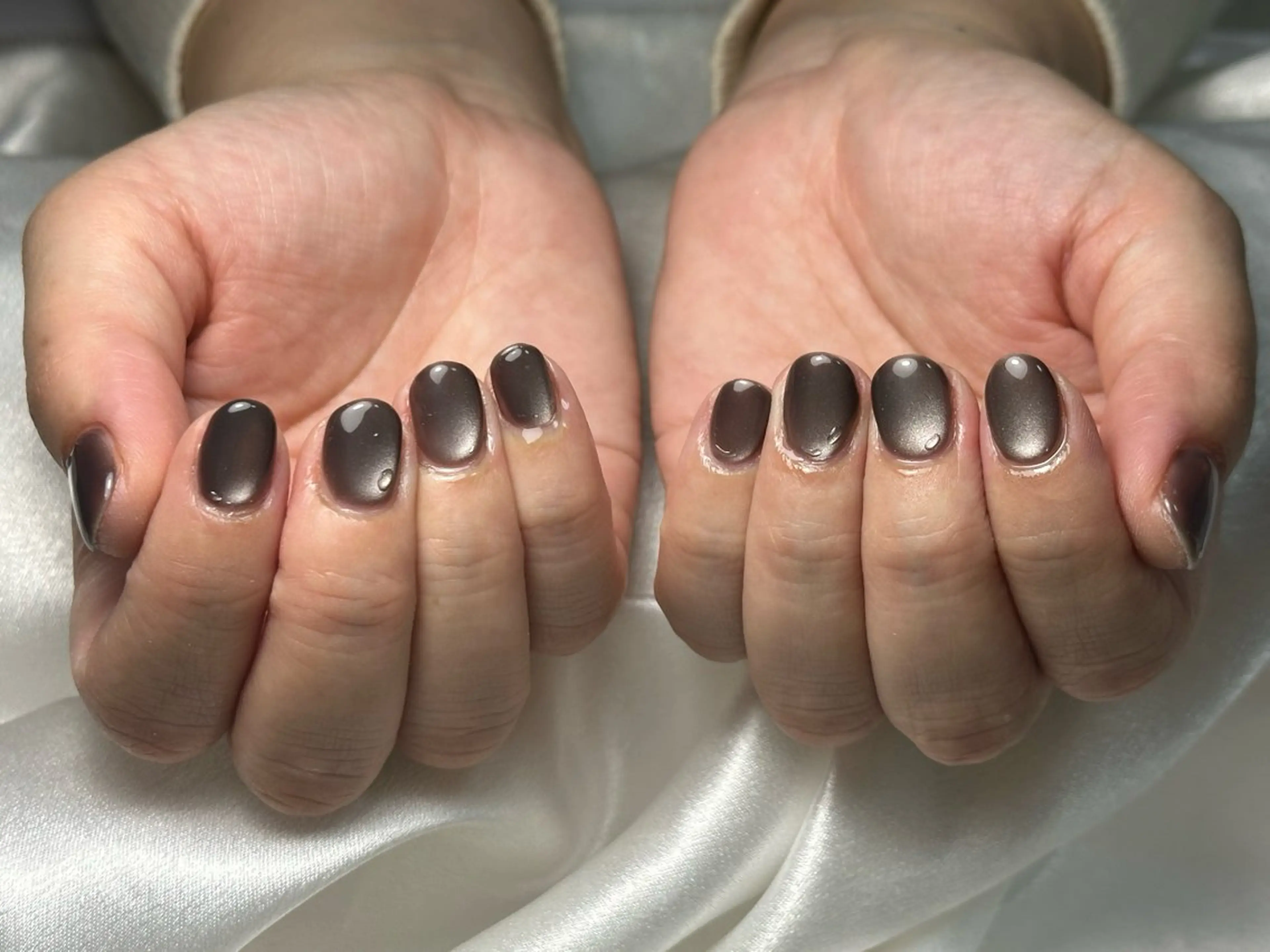 ネイル オーロラネイル 桜ネイル フラワーネイル フットネイル フレンチネイル ハンドネイル kiki nail たまプラーザのネイルデザイン