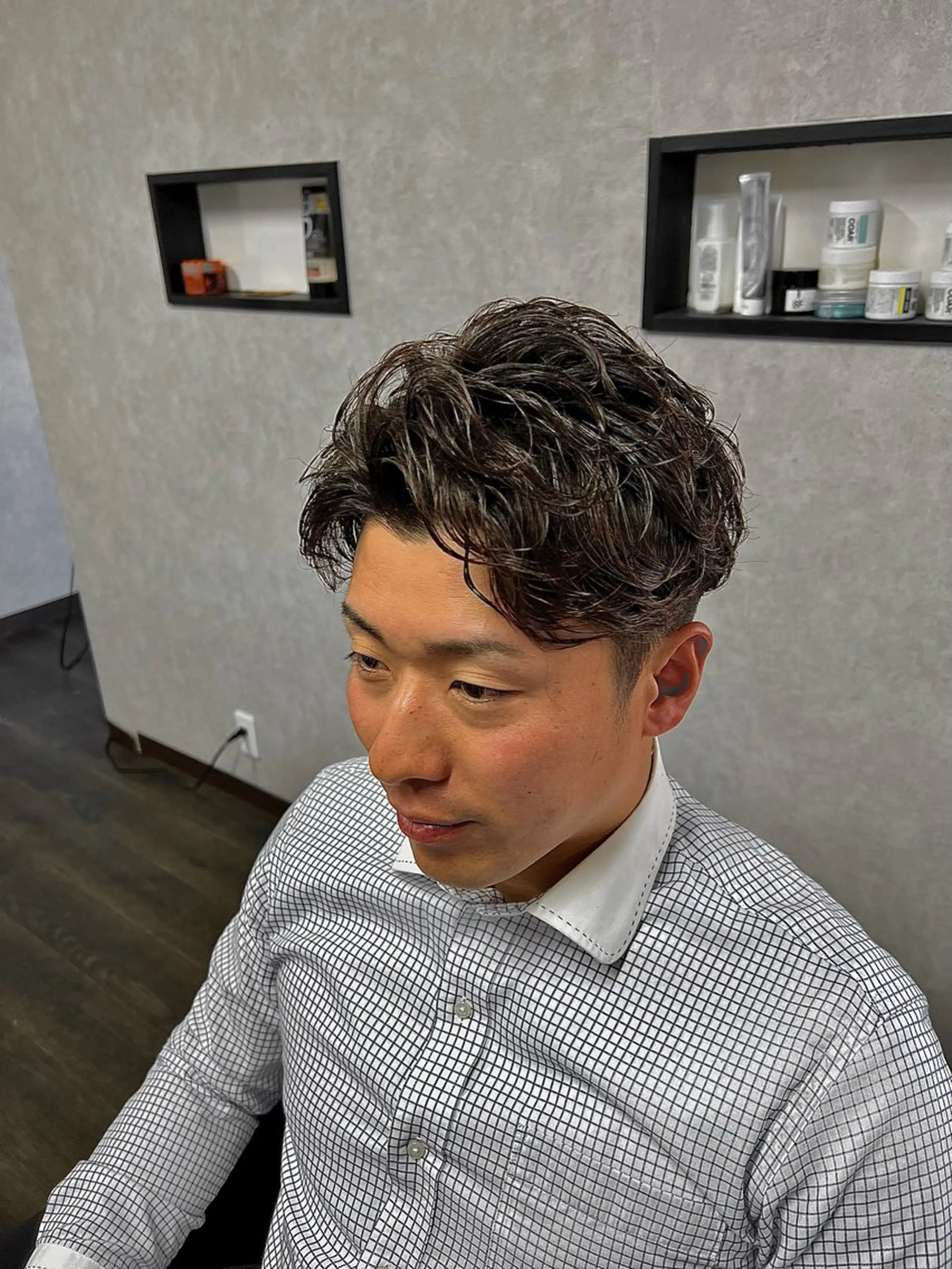 〖アシスタント武石担当〗お客様と一緒に考えるメンズパーマの写真