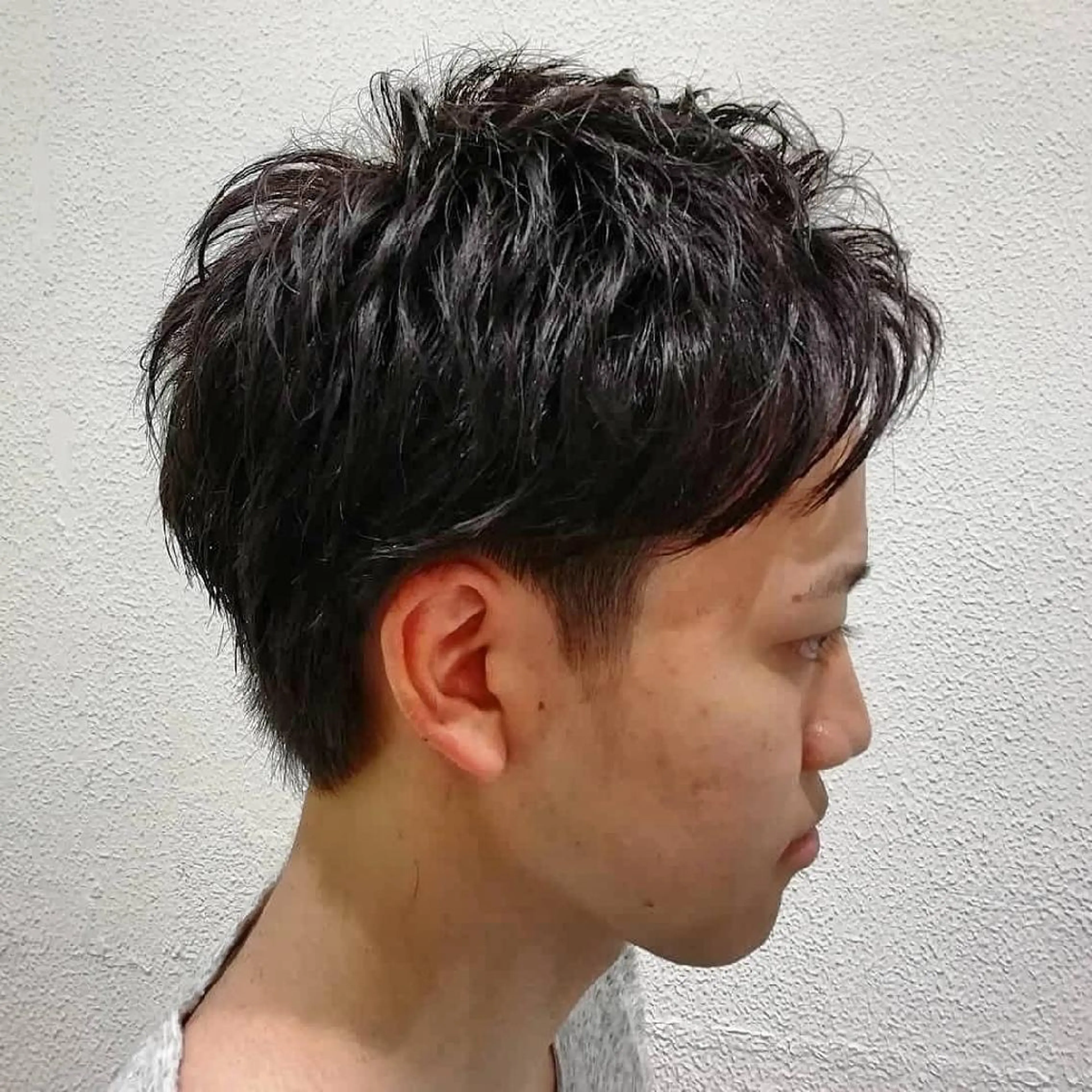 メンズ パーマ ショート Ash 店長 木村 和人のヘアスタイル