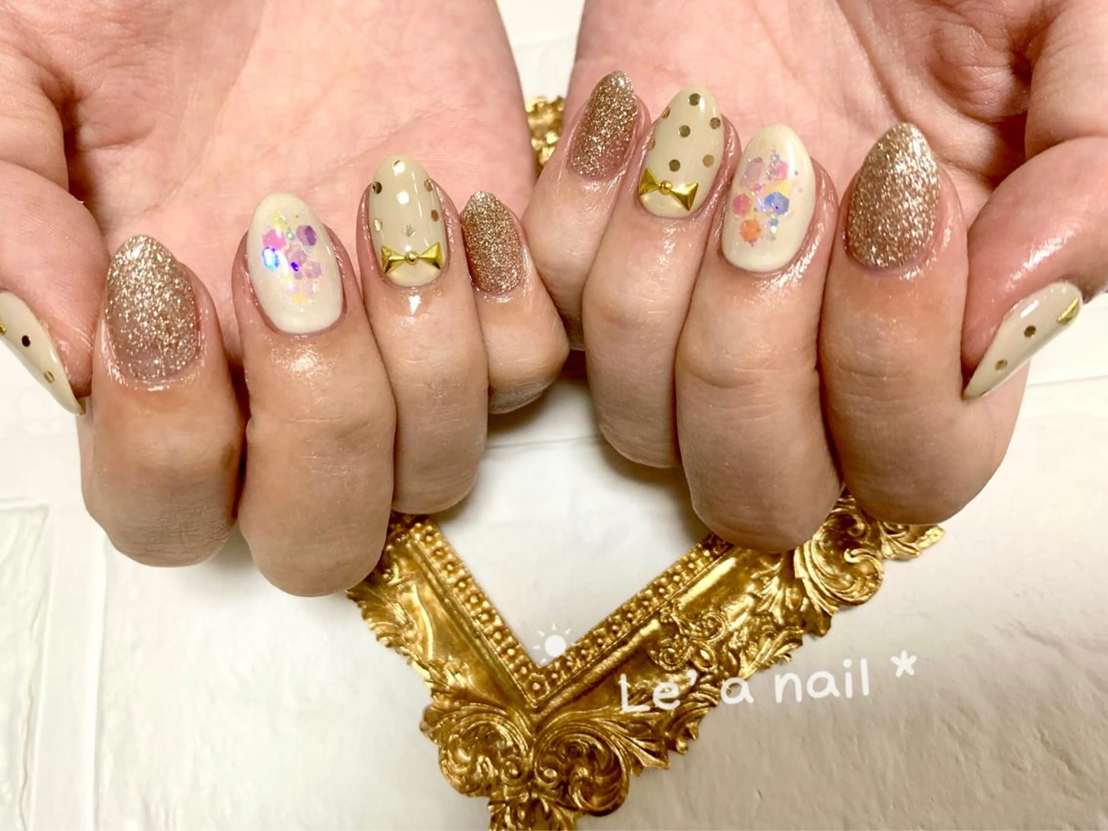 ショート カラー ネイル Le’a NailSalonのネイルデザイン
