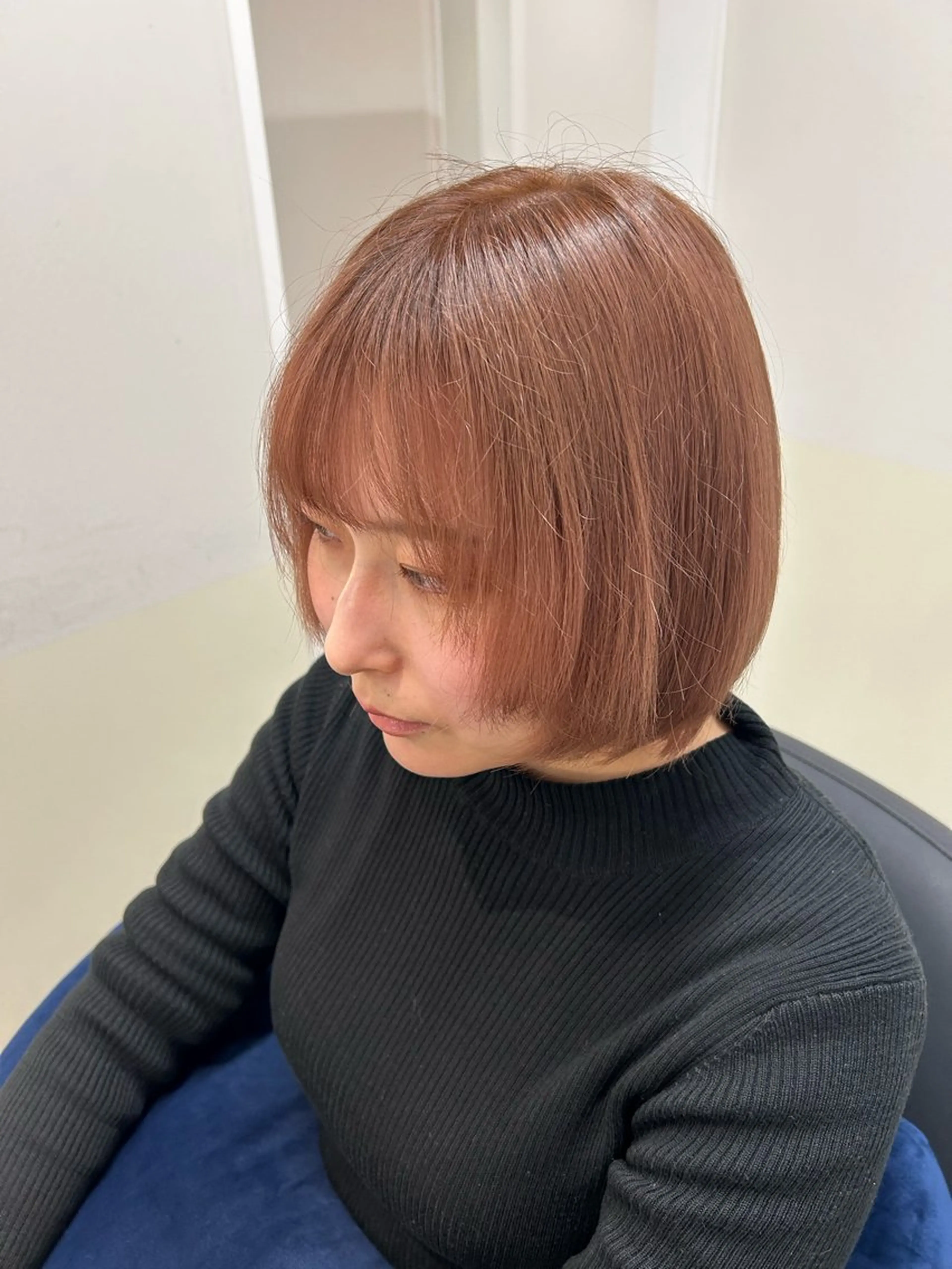 ショート カラー ブリーチ ピンクカラー カット ヘアカラー トリートメント 🩰ニシムラヒカリ 半個室salon♡*のヘアスタイル