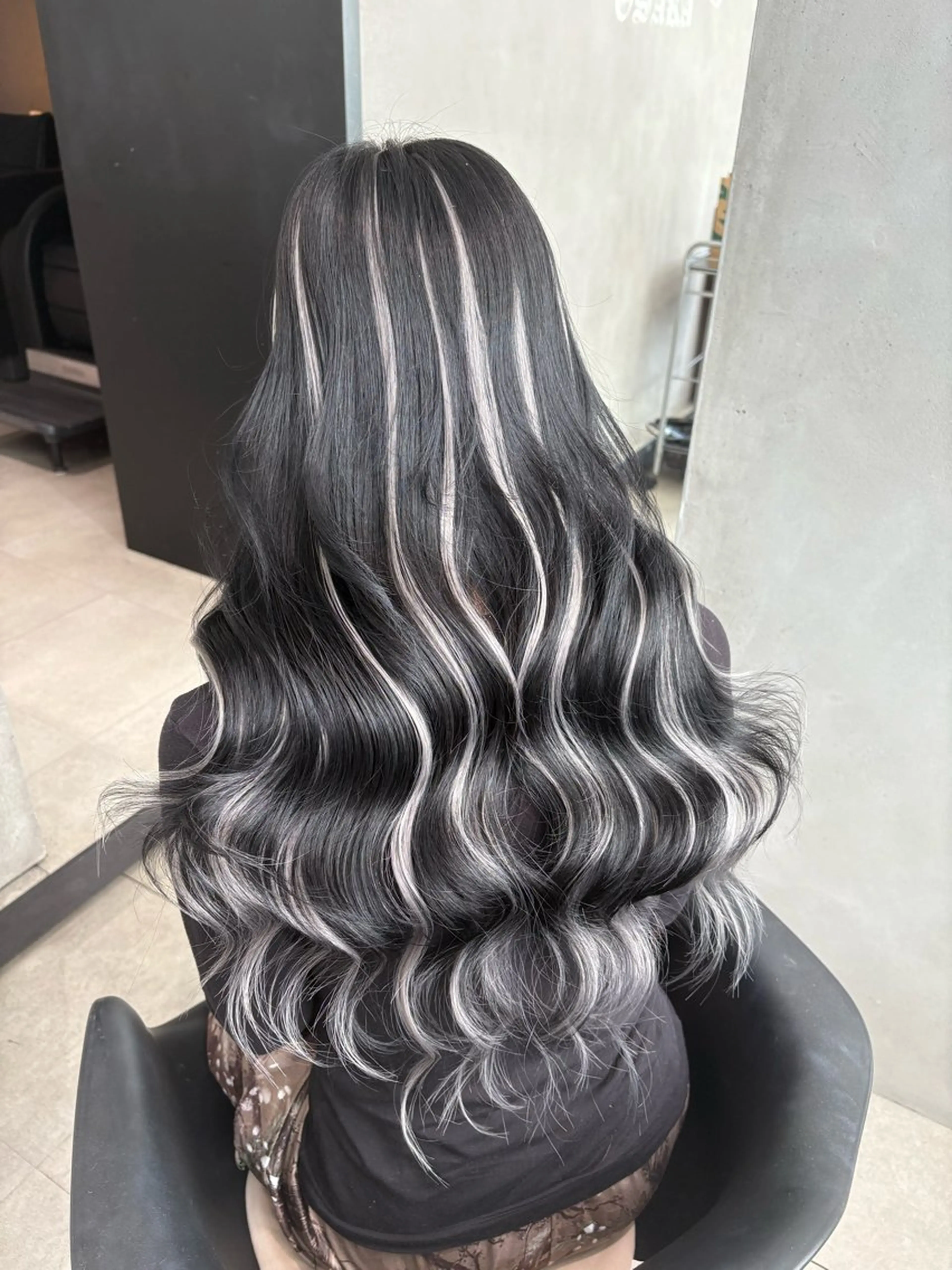 ロング エクステ エクステ 大阪 梅田/ ハイトーン/エクステのヘアスタイル