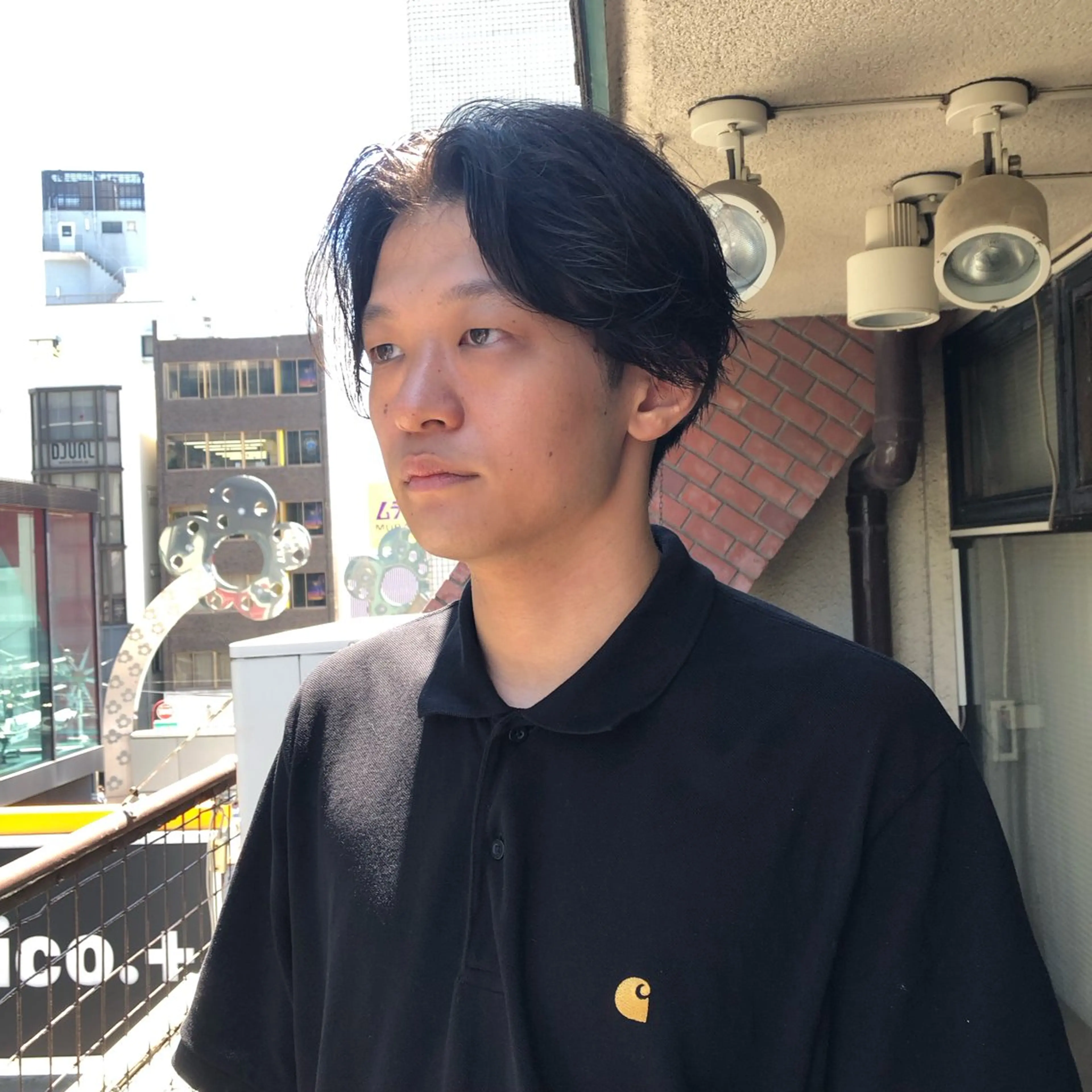 ヘアアレンジ メンズ センターパート カット トリートメント ヘアセット メンズ特化✂️栗原 侑也のヘアスタイル