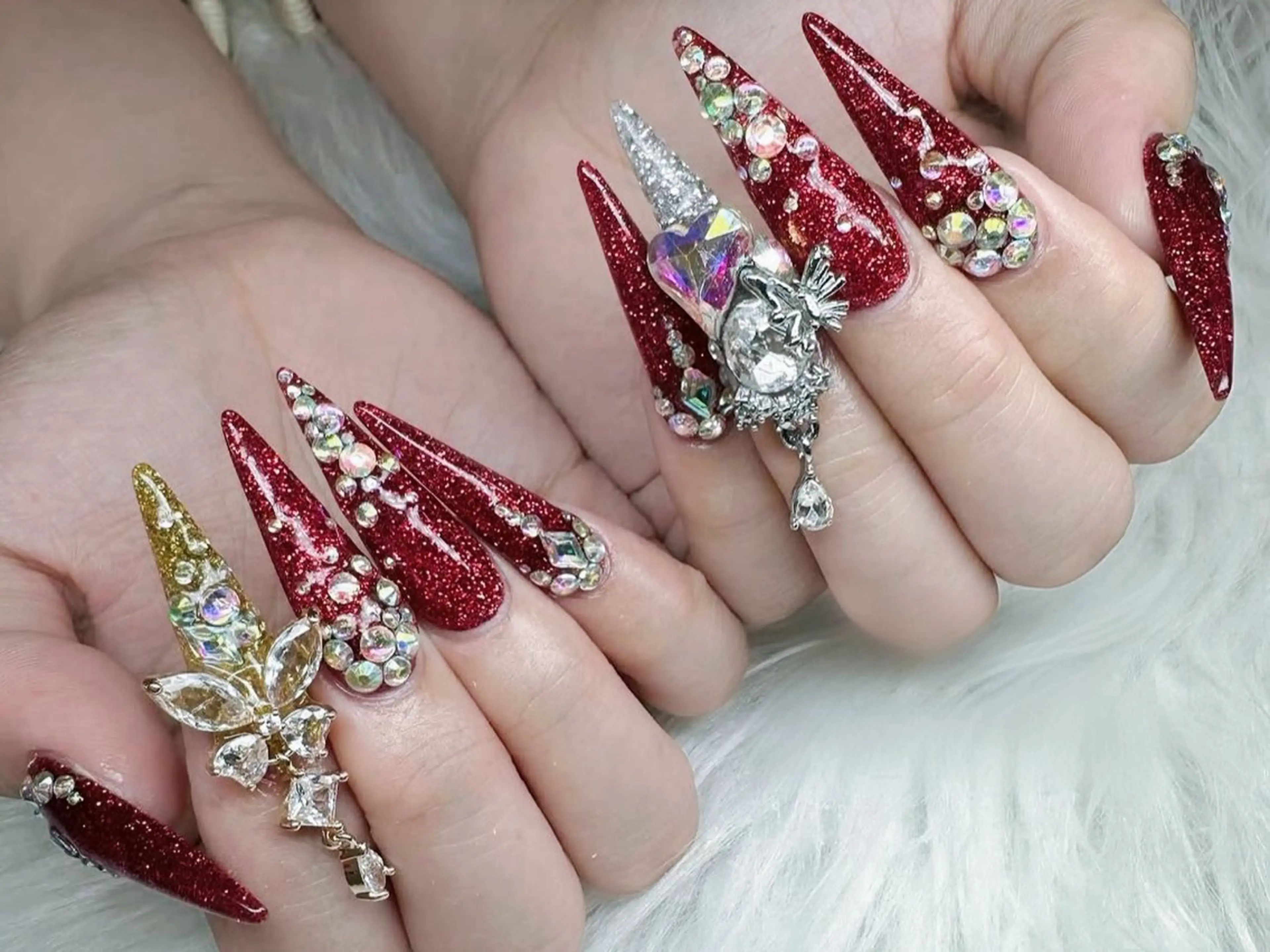 ロング メンズ メンズ韓国風 韓国風ヘア ハンドネイル Bloom スカルプ専門店のネイルデザイン