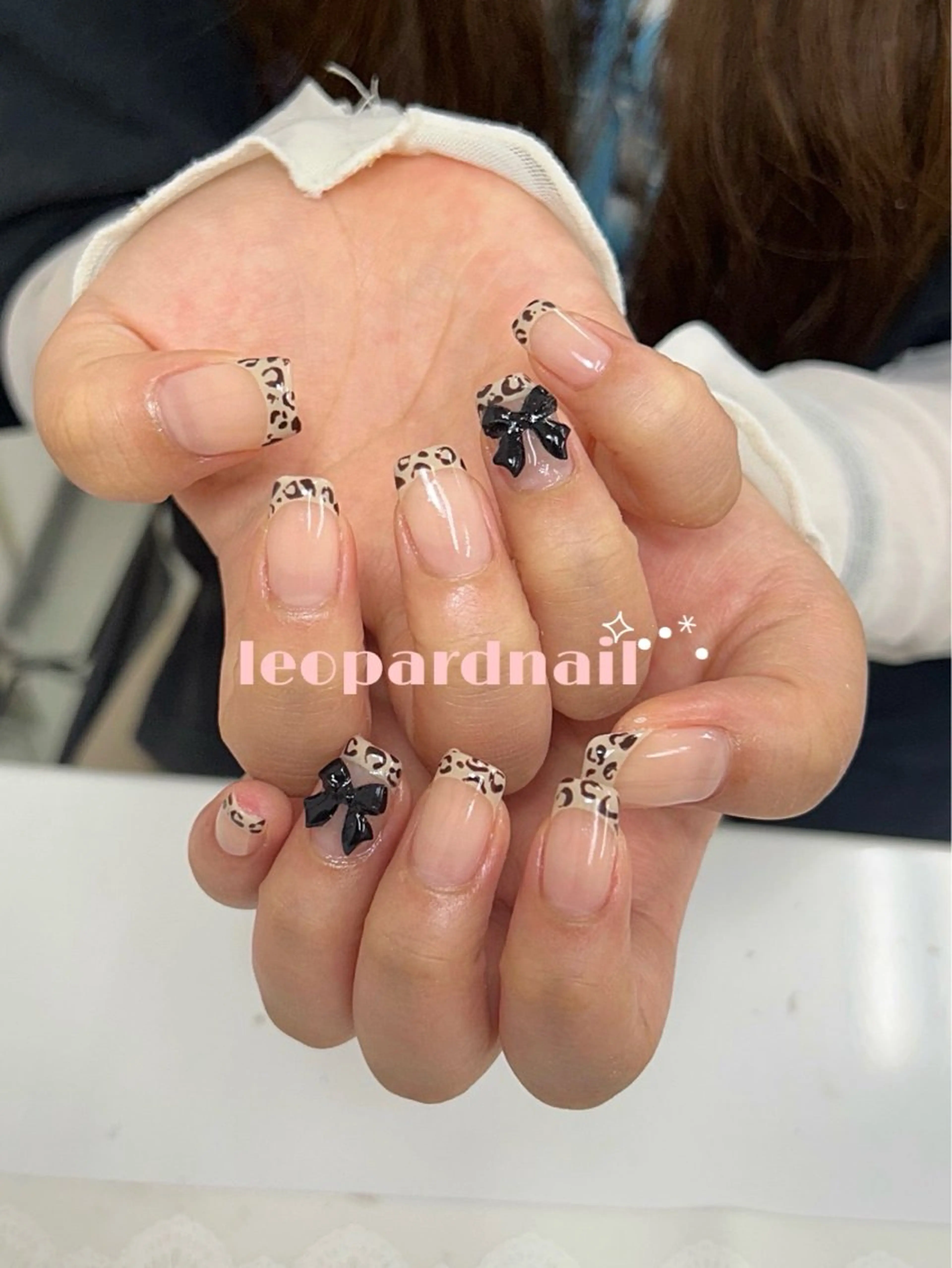 ネイル アニマル柄 MARINネイリスト /UNELMA天神のネイルデザイン