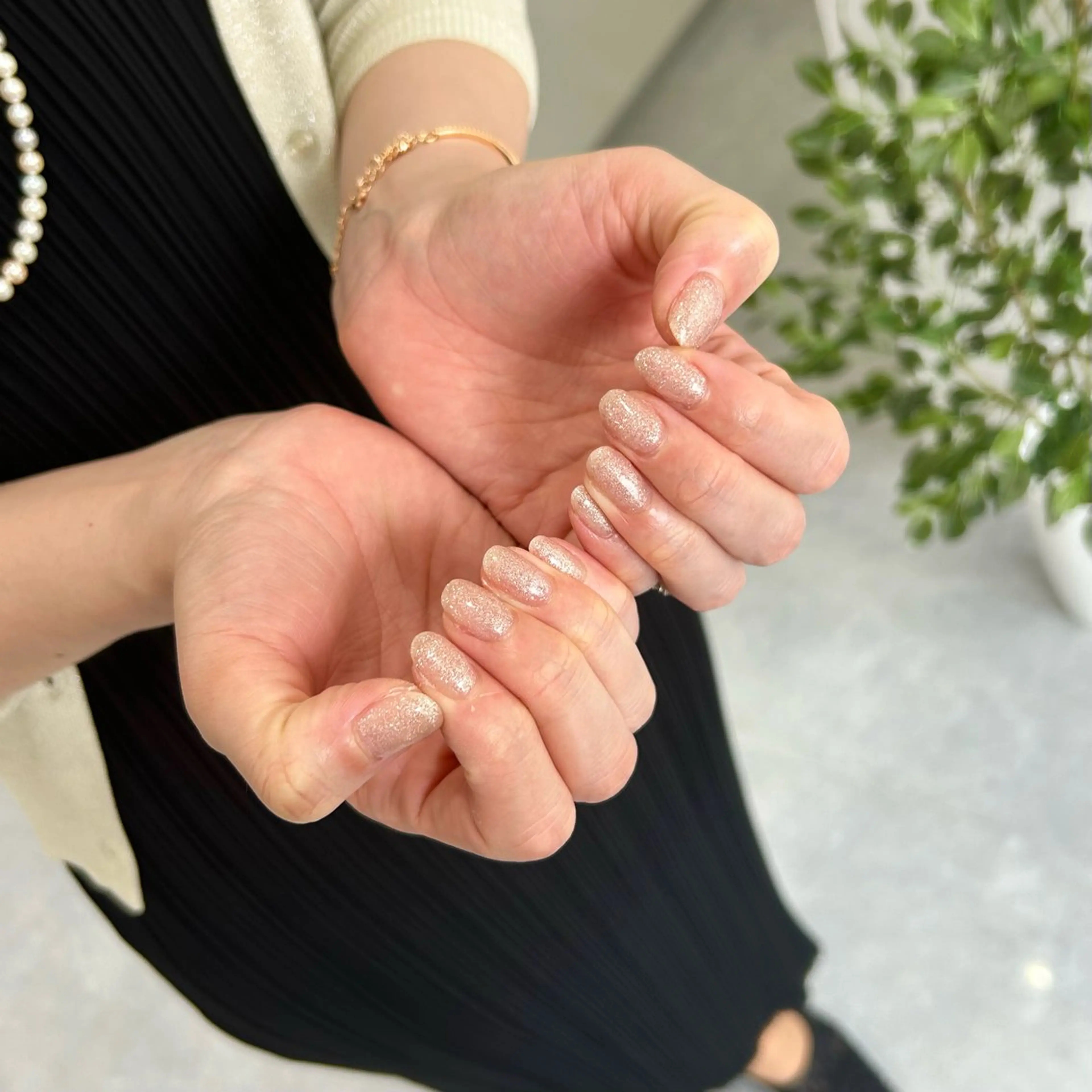 ネイル ラメ(グリッター) ワンカラーネイル シンプルネイル ハンドネイル RYO ／Amourのネイルデザイン