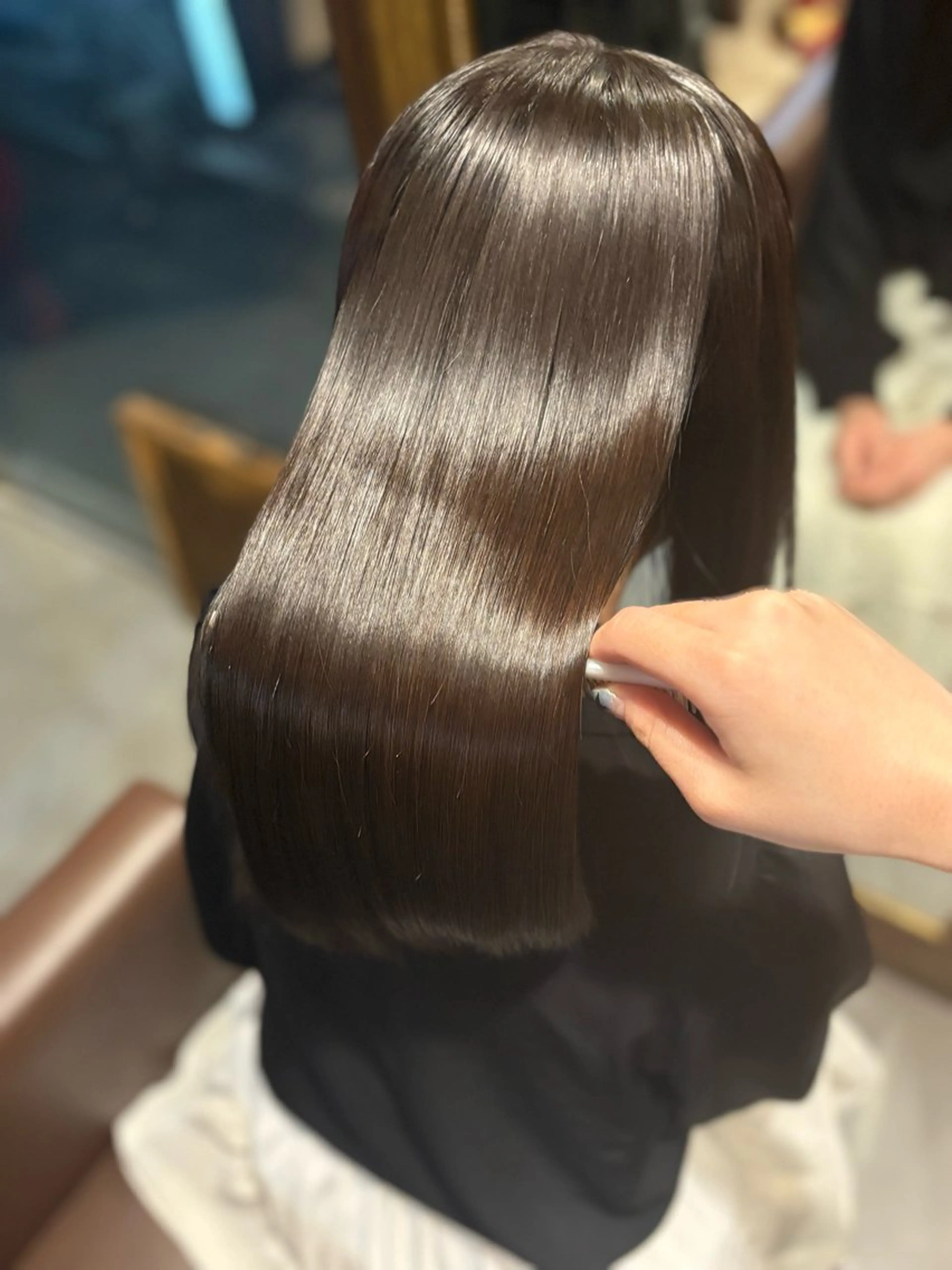 セミロング トリートメント 髪質改善🫧🦋 艶カラー🫧　さくらのヘアスタイル
