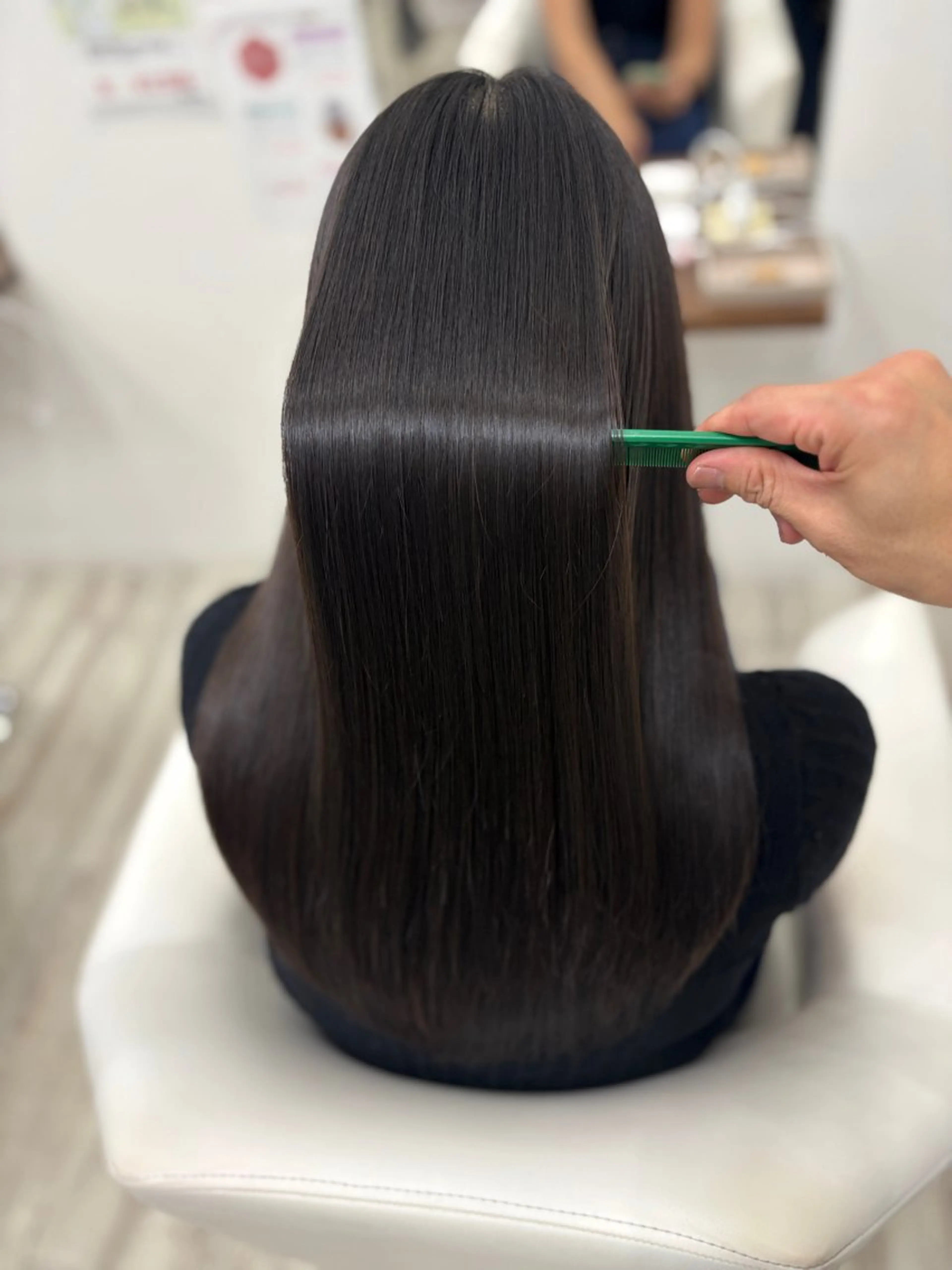 ロング 髪質改善 ロング 縮毛矯正 トリートメント SHO担当髪質改善 東加古川アーティブのヘアスタイル