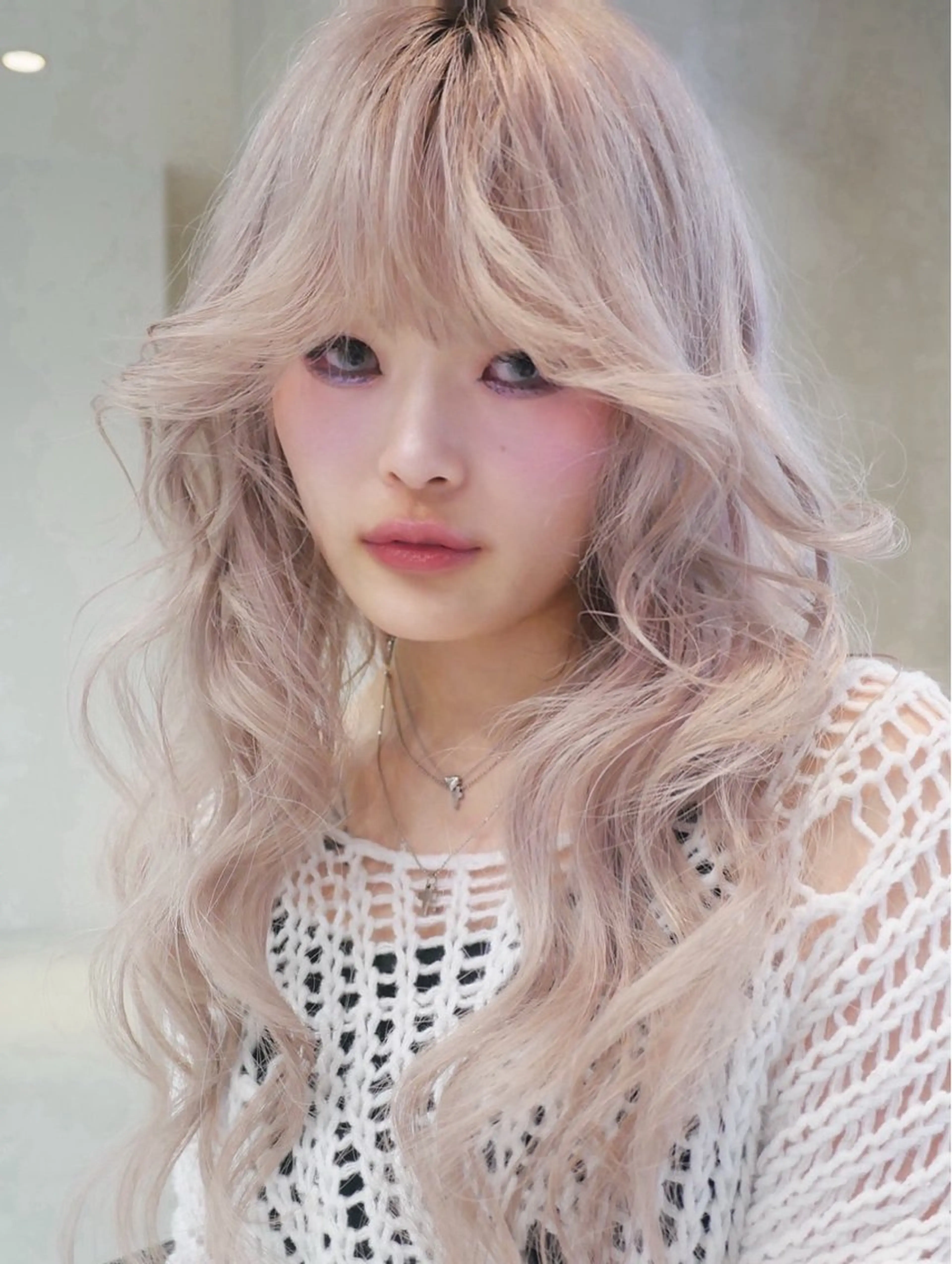 ロング ヘアカラー トリートメント ナナ♡レイヤーカット ♡似合わせカラーのヘアスタイル