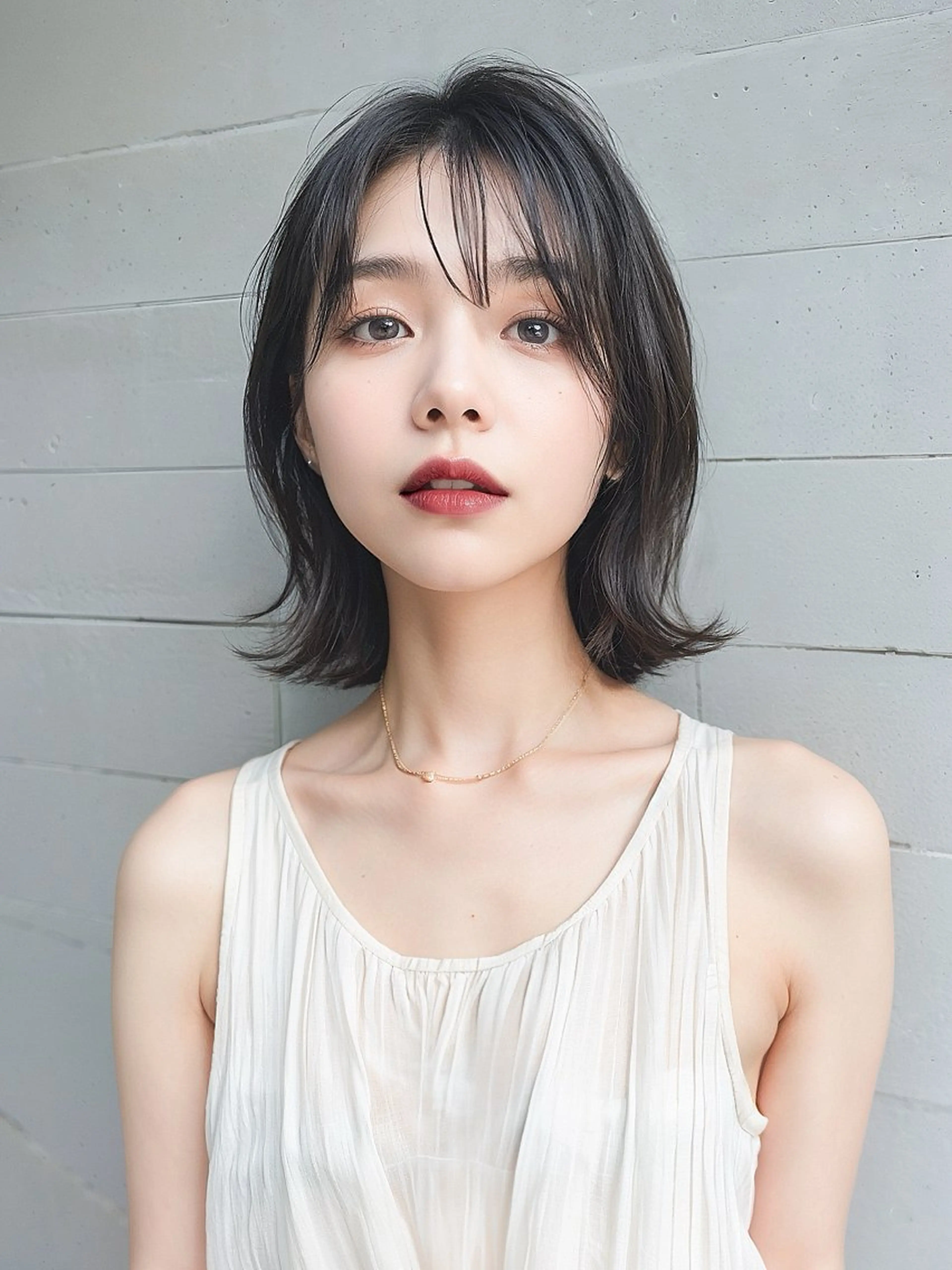 ミディアム カラー 由谷 祥伍のヘアスタイル