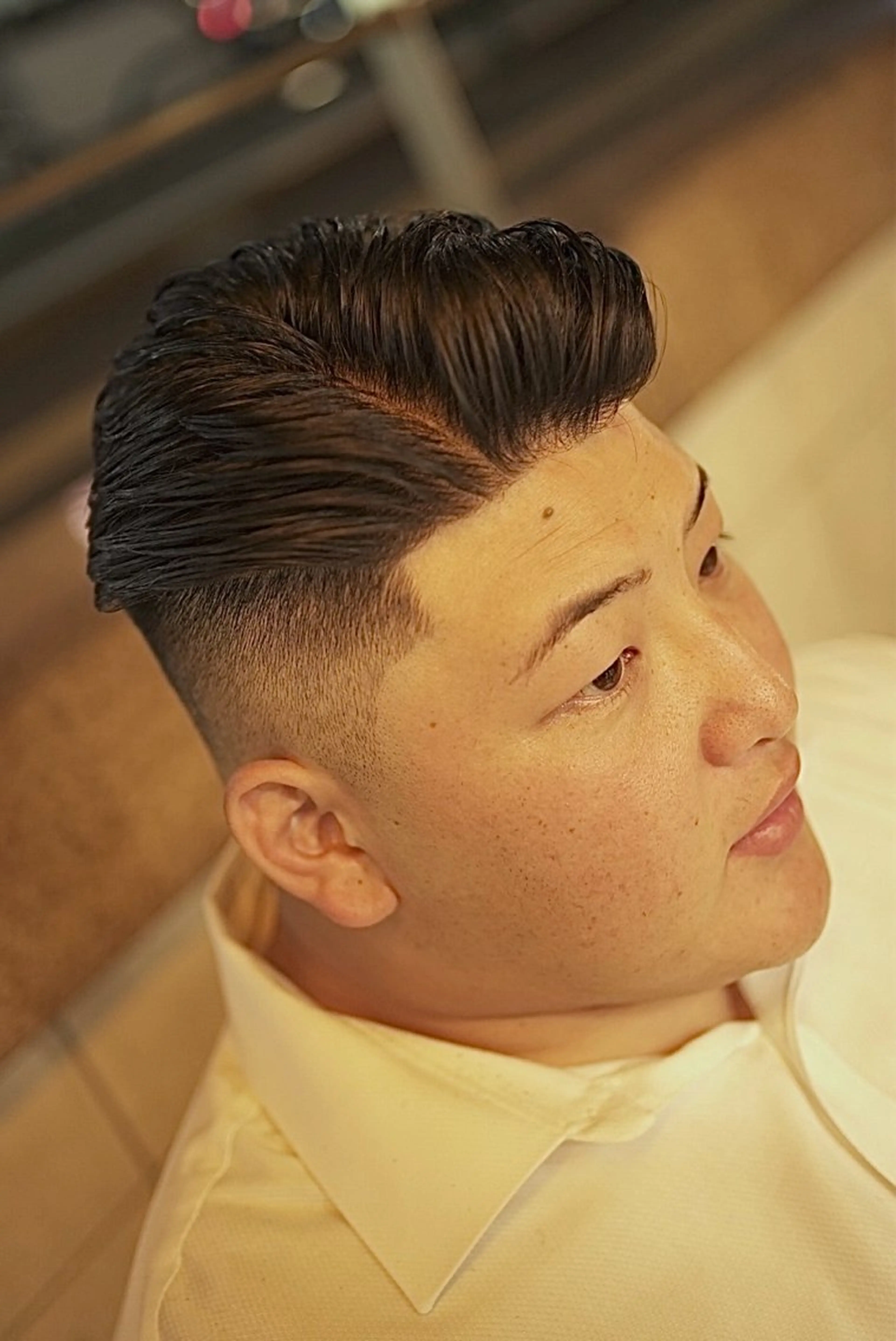 メンズ フェードカット ヘアーサロンチョップショップ所属・吉祥寺バーバー takumiのヘアスタイル