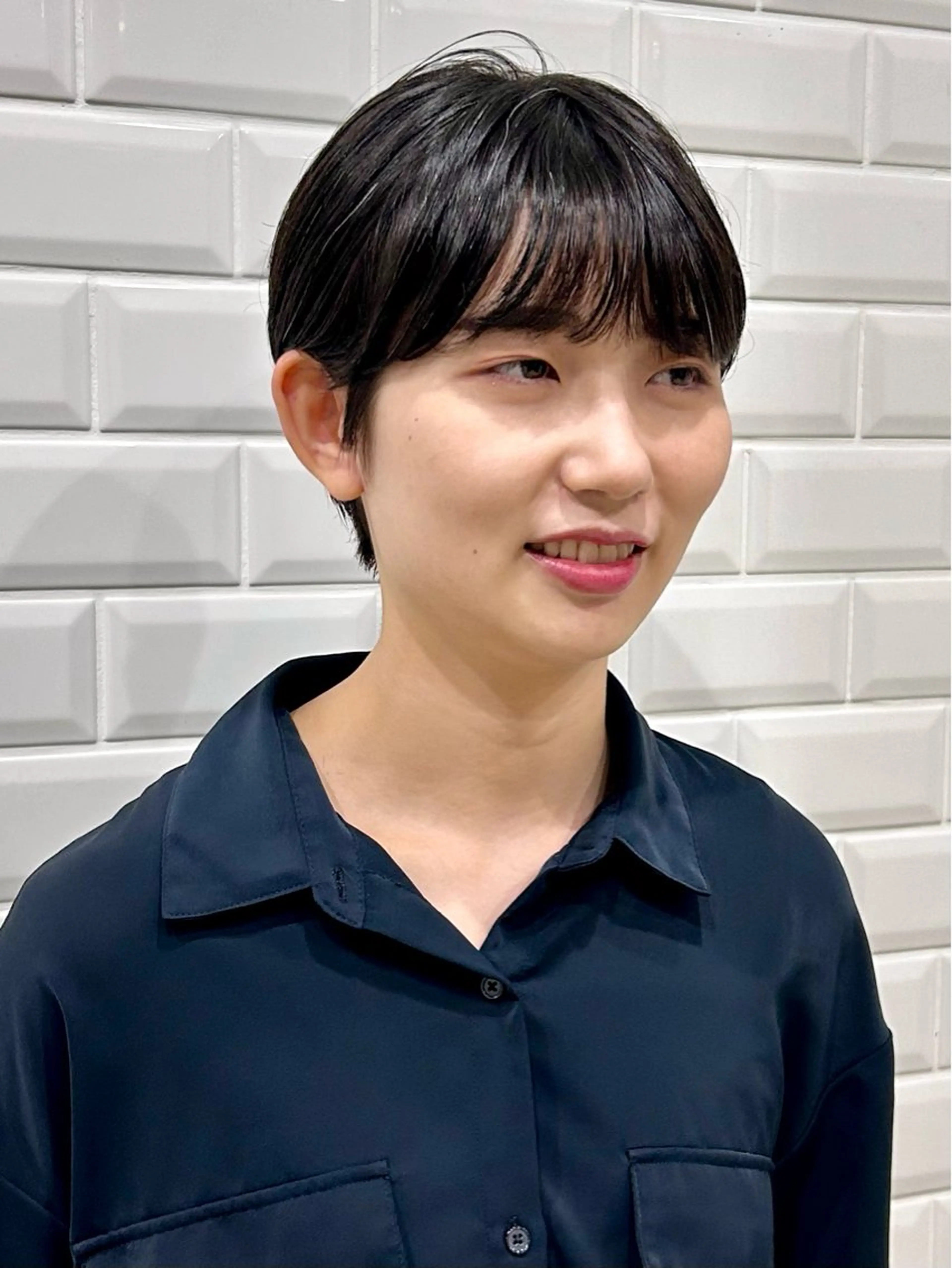 ショート パーマ カット トリートメント APPiiS 柳田 葵のヘアスタイル