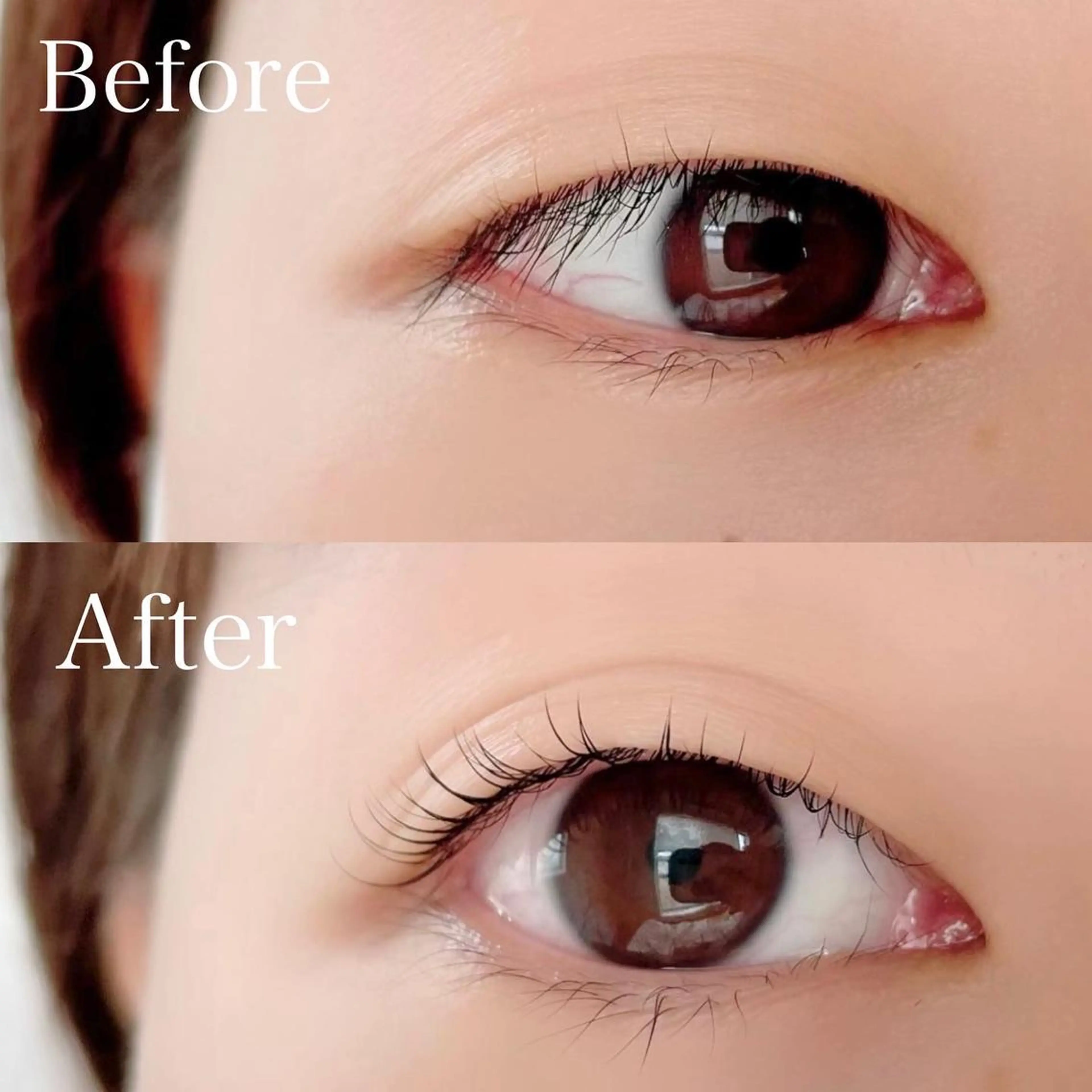 マツエク・マツパ まつげパーマ 一重×まつ毛パーマ 安藤 真結香のマツエク・マツパデザイン