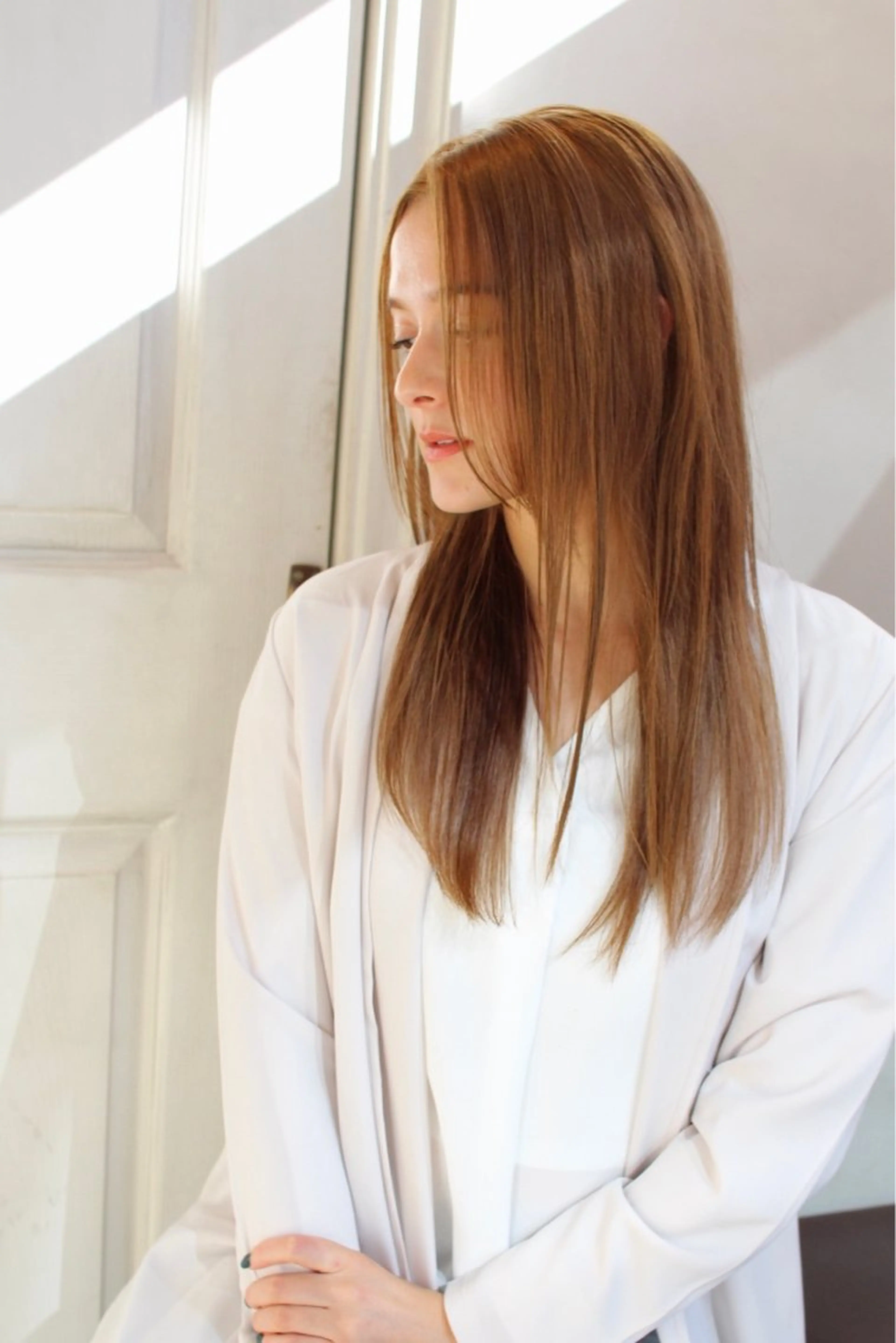 ロング 縮毛矯正 千 田のヘアスタイル