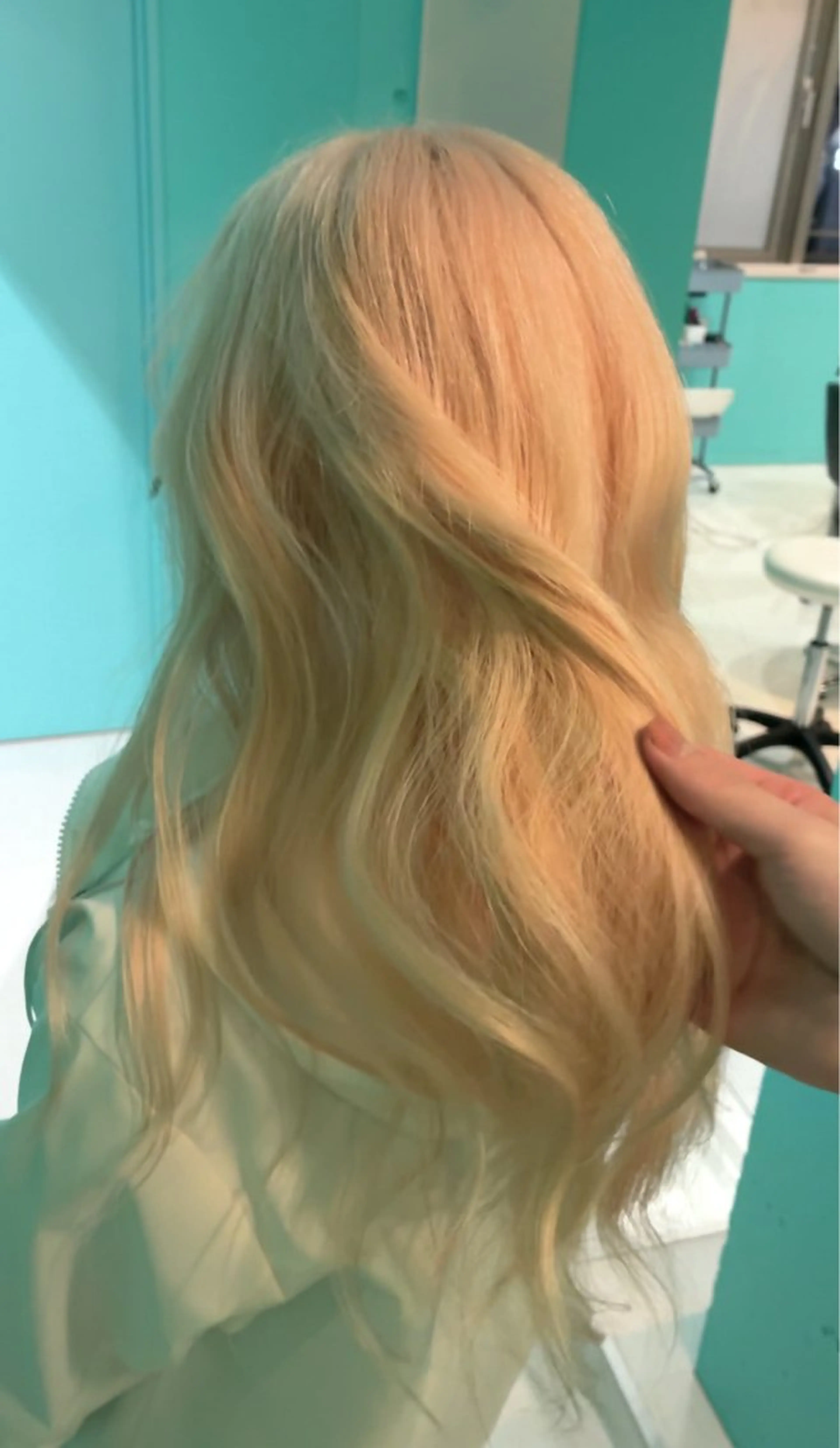 カラー 地雷系/サブカル/ ハイトーン/がーたんのヘアスタイル