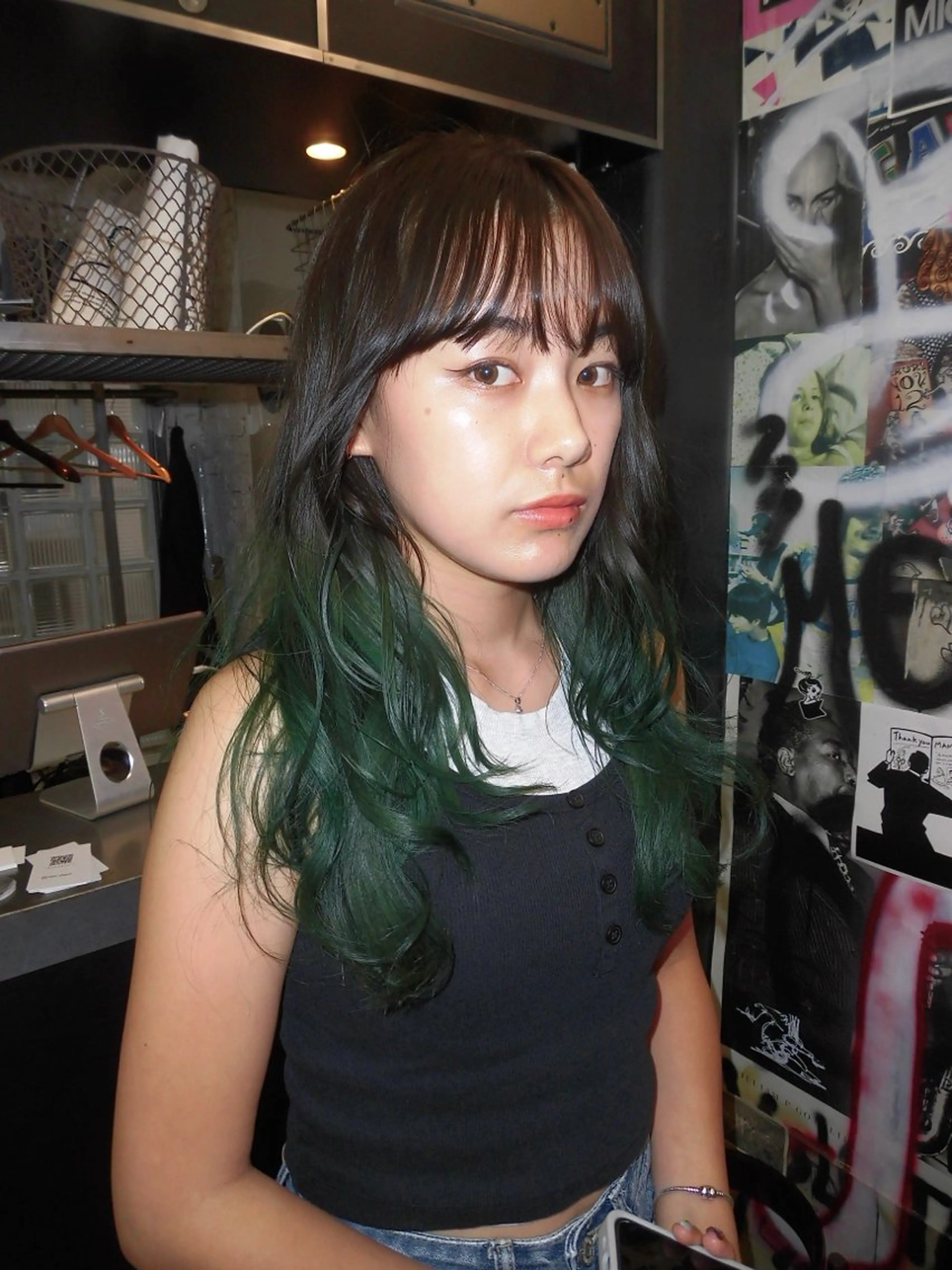 ロング カラー 工藤 姫和のヘアスタイル